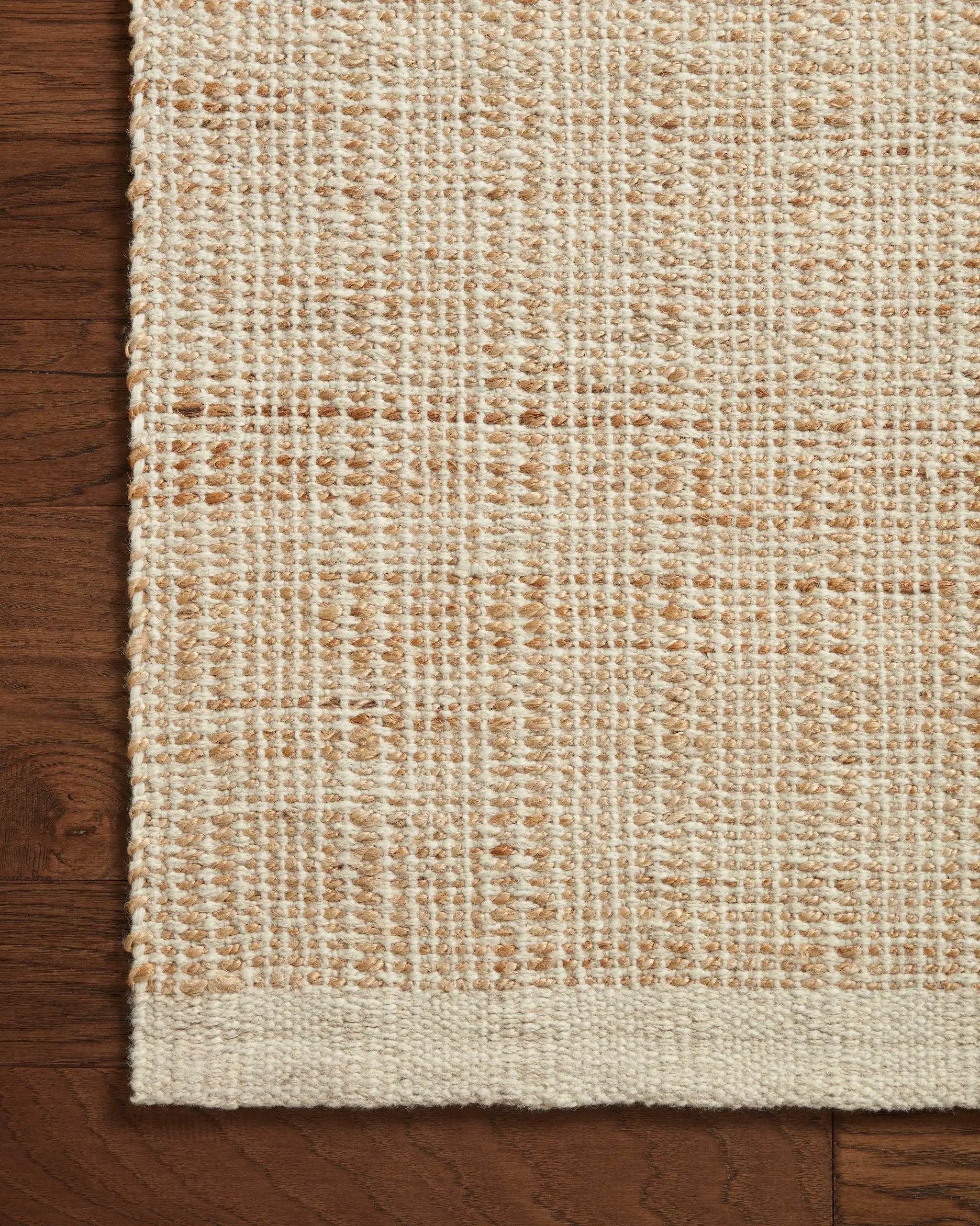 Cornwall CRN-01 Ivory / Natural Area Rug by Jean Stoffer x Loloi
