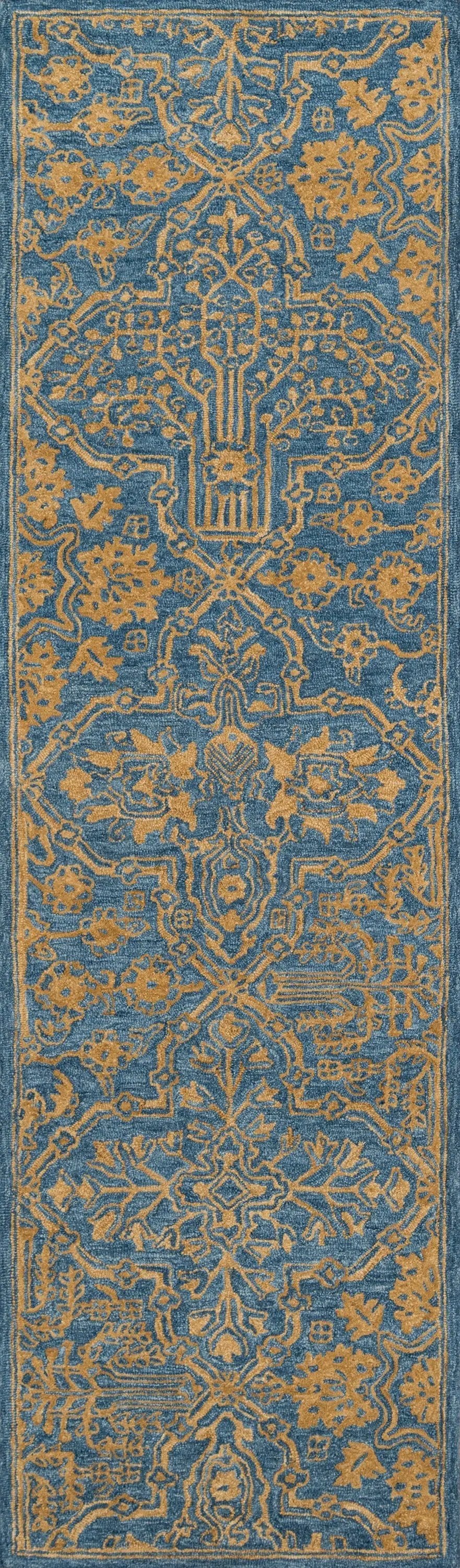 Cosette COS-1 Blue Area Rug by Momeni