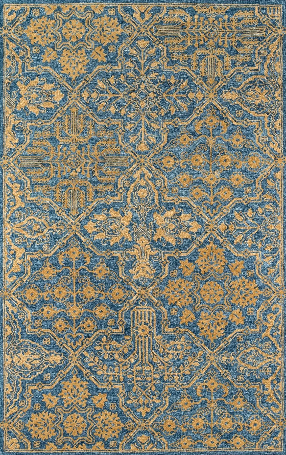 Cosette COS-1 Blue Area Rug by Momeni