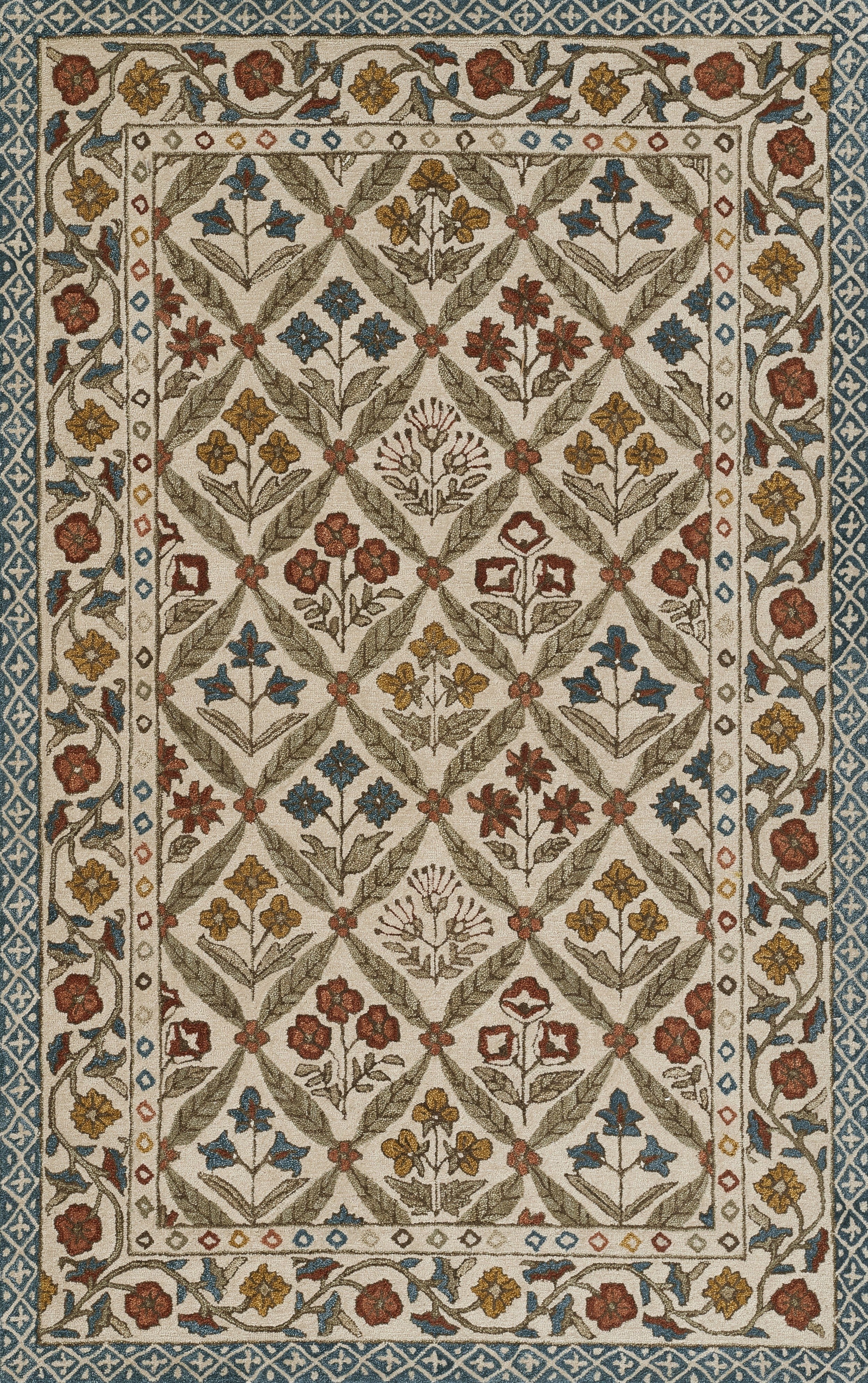 Momeni Cotswold COT-1 Blue Hand Tufted Area Rug