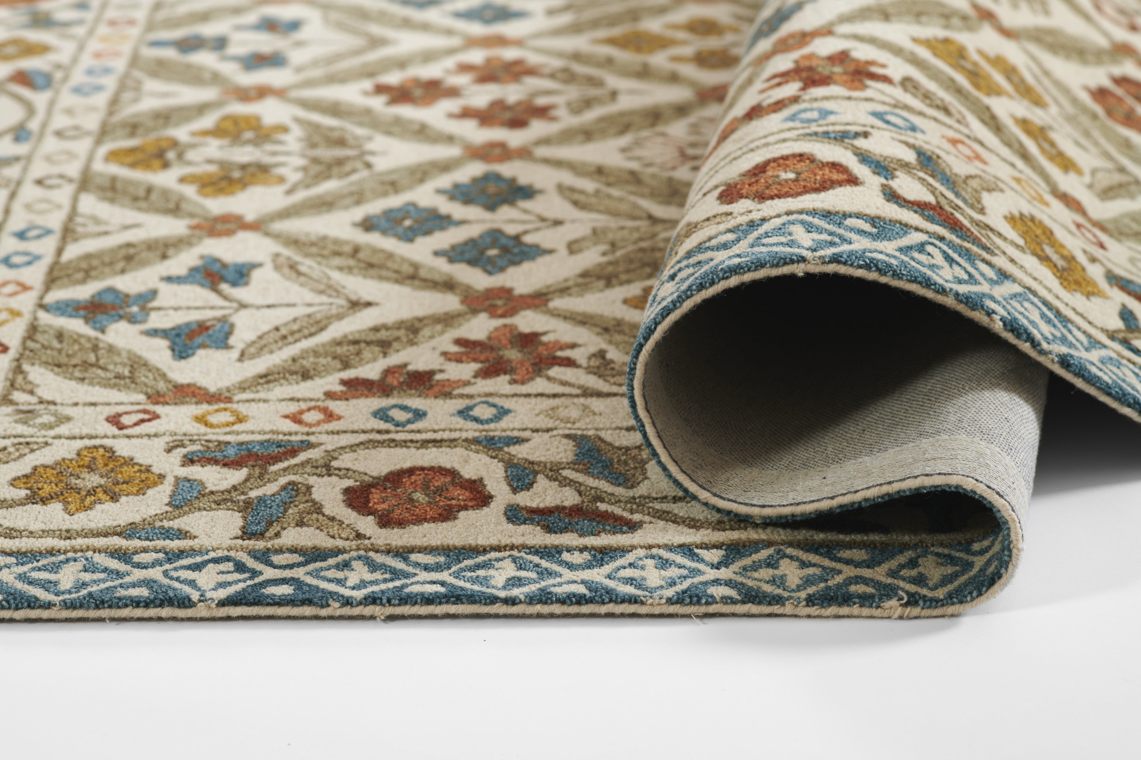 Momeni Cotswold COT-1 Blue Hand Tufted Area Rug