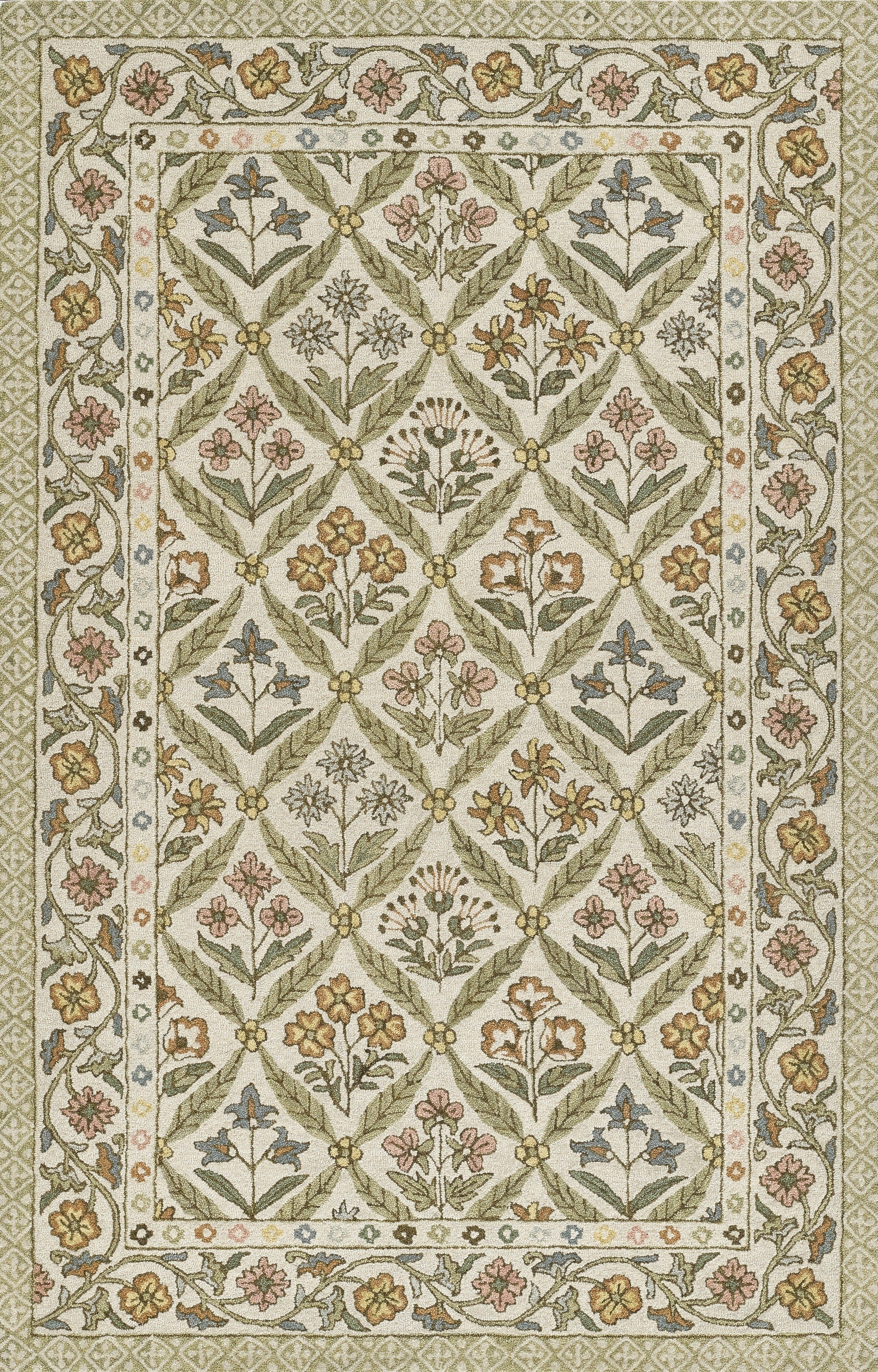 Momeni Cotswold COT-1 Green Hand Tufted Area Rug
