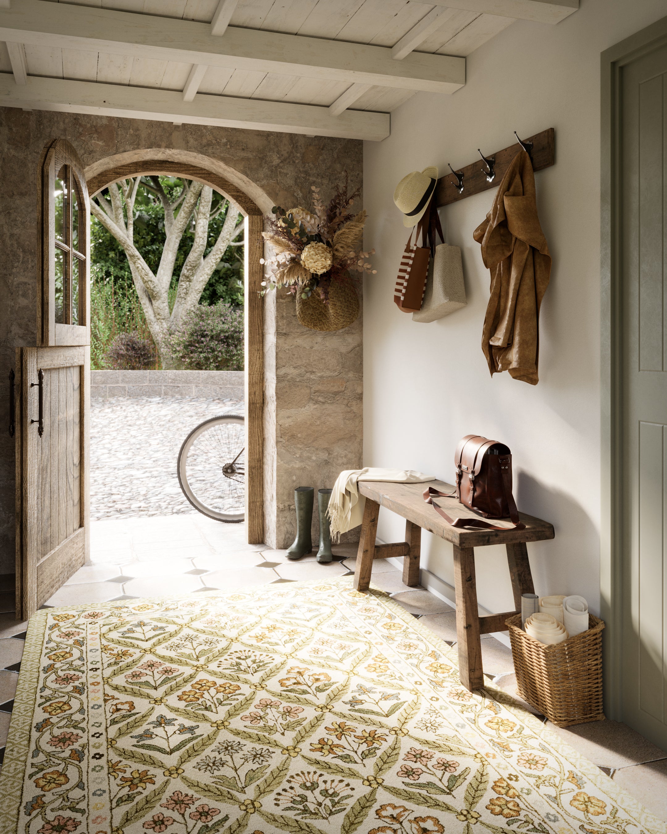 Momeni Cotswold COT-1 Green Hand Tufted Area Rug