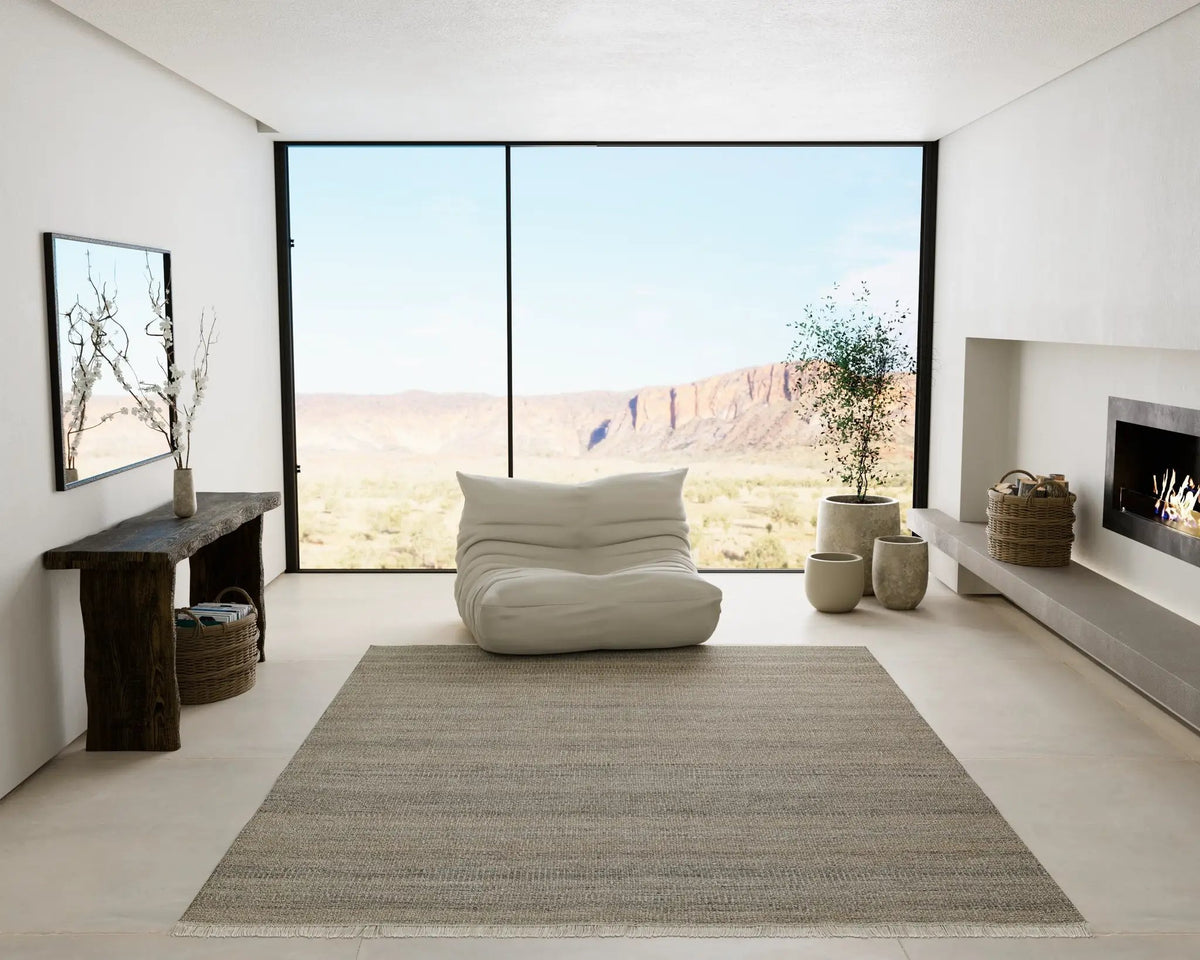 Cove CV-01 Gray Area Rug by Momeni