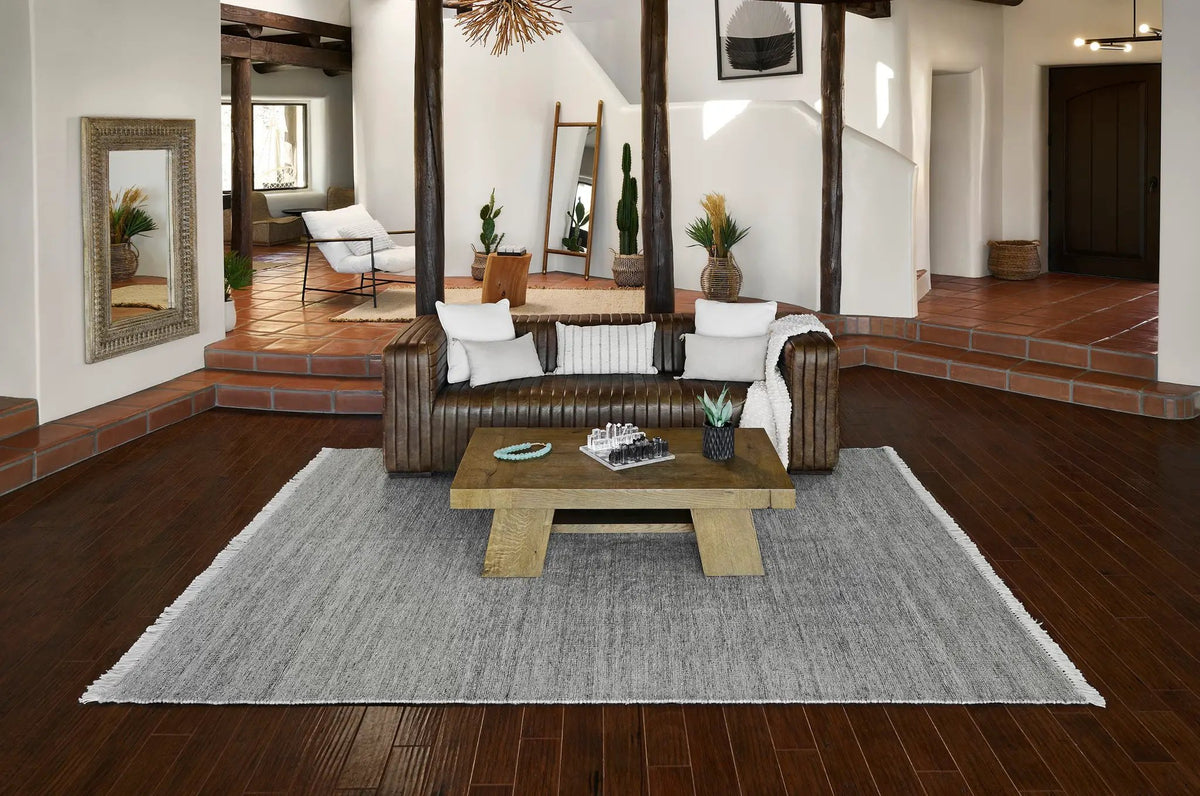 Cove CV-01 Silver Area Rug by Momeni