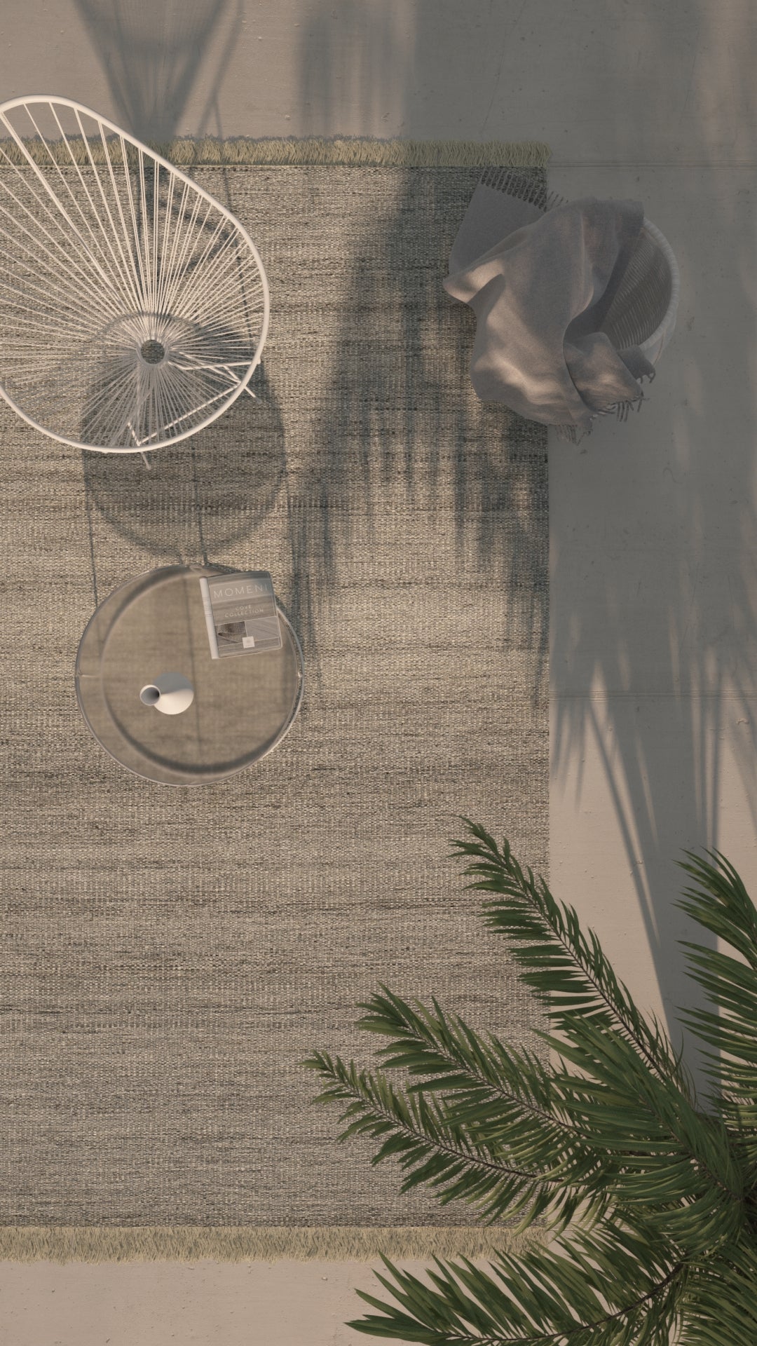 Cove CV-01 Silver Area Rug by Momeni