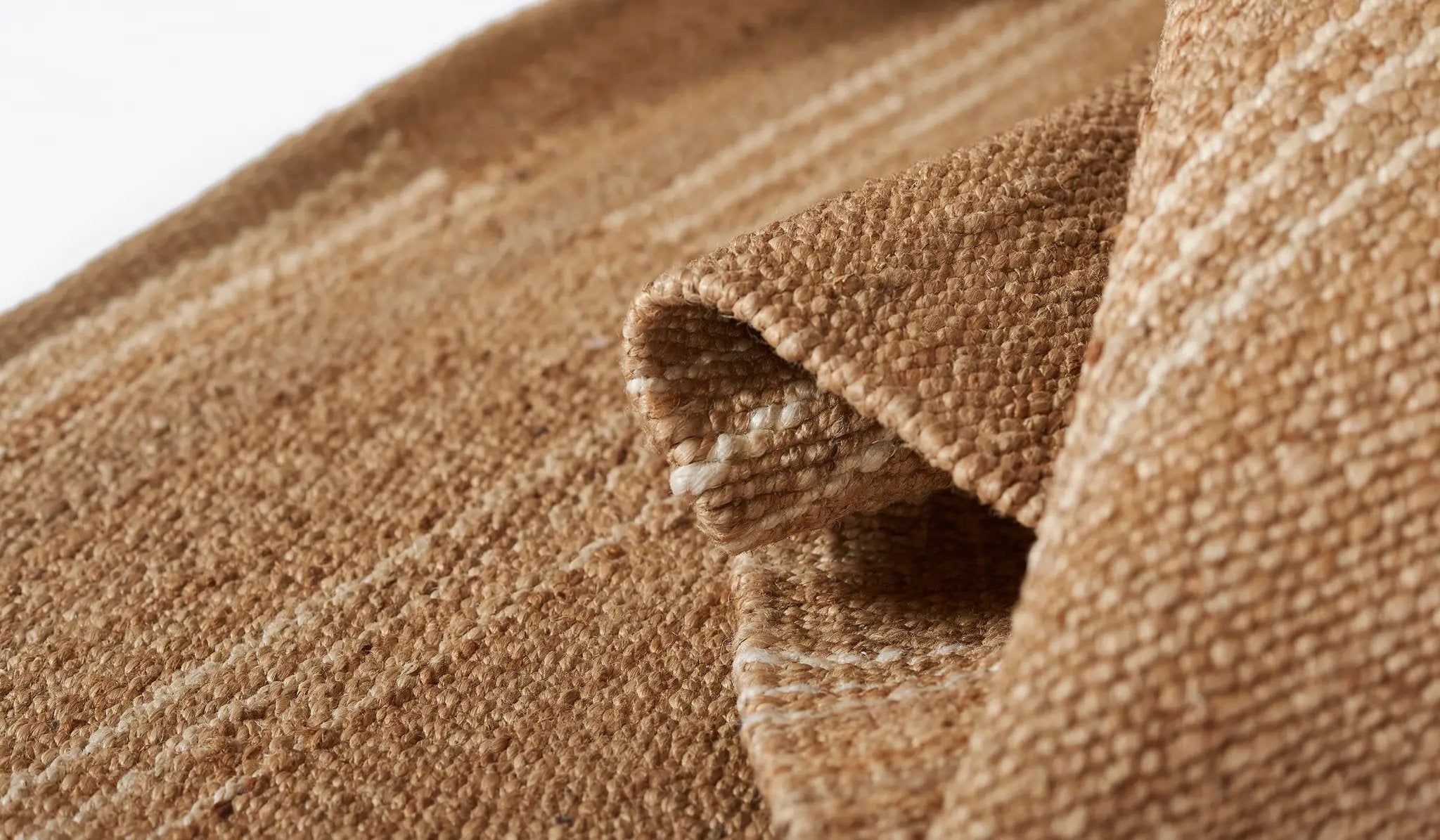 Crescent CRE-1 (Broken Stripes) Natural Area Rug by Erin Gates by Momeni