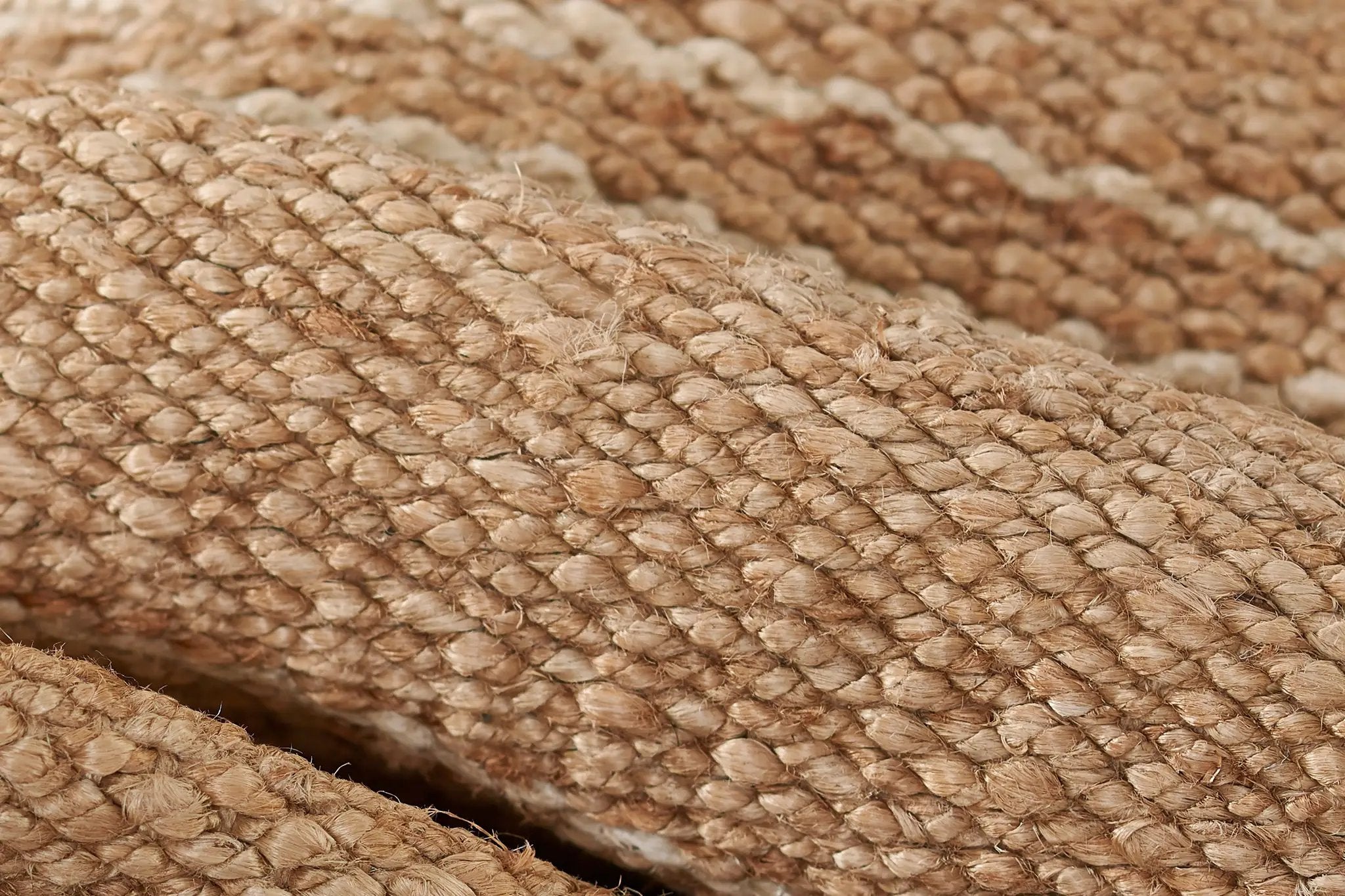 Crescent CRE-1 (Broken Stripes) Natural Area Rug by Erin Gates by Momeni