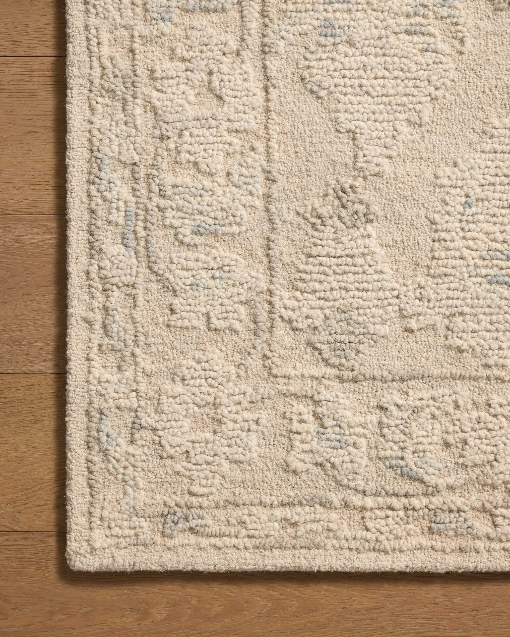 Cynthia CYN-02 Ivory / Sky Area Rug by Loloi