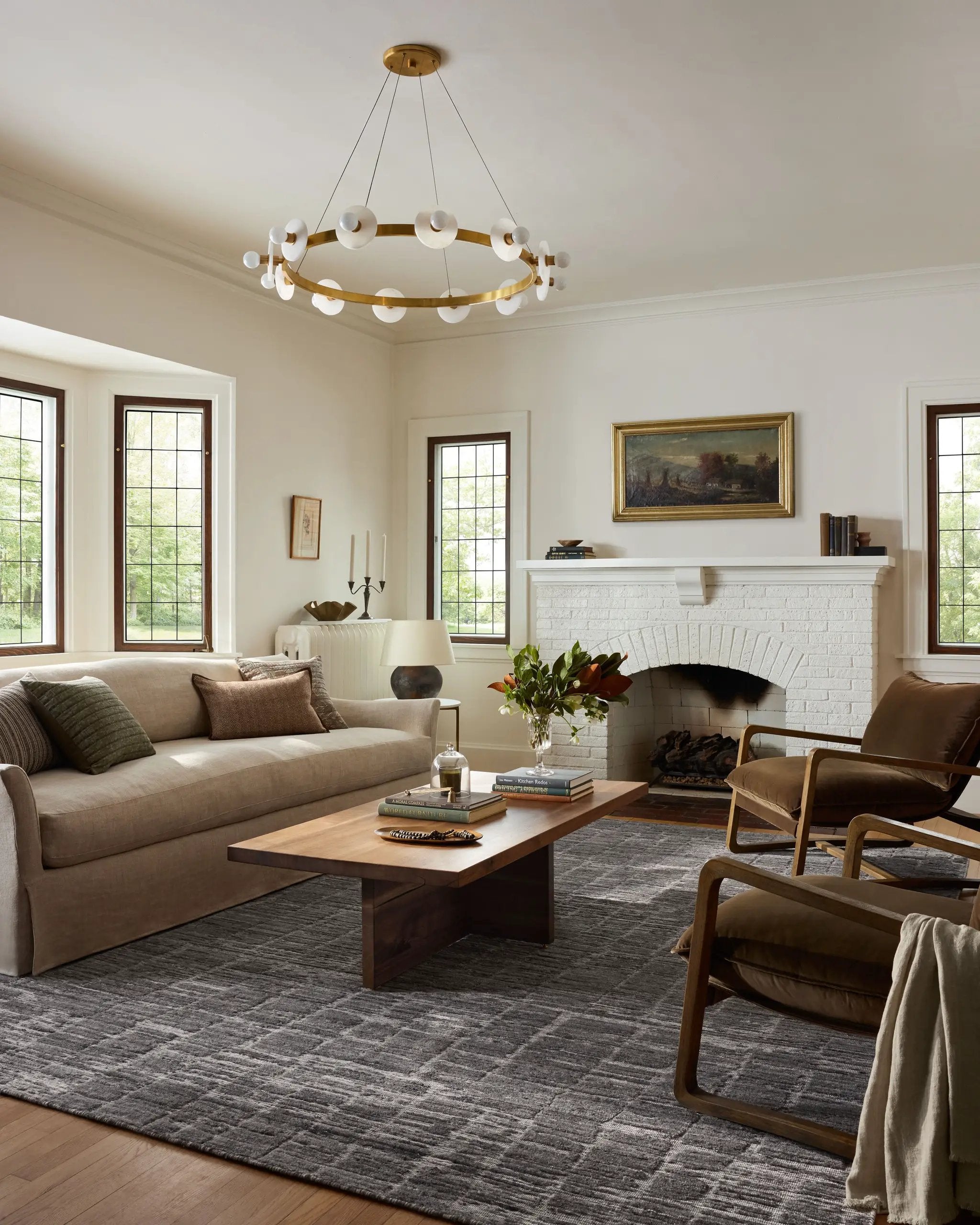 Daniel DAN-01 Slate Area Rug by Jean Stoffer x Loloi