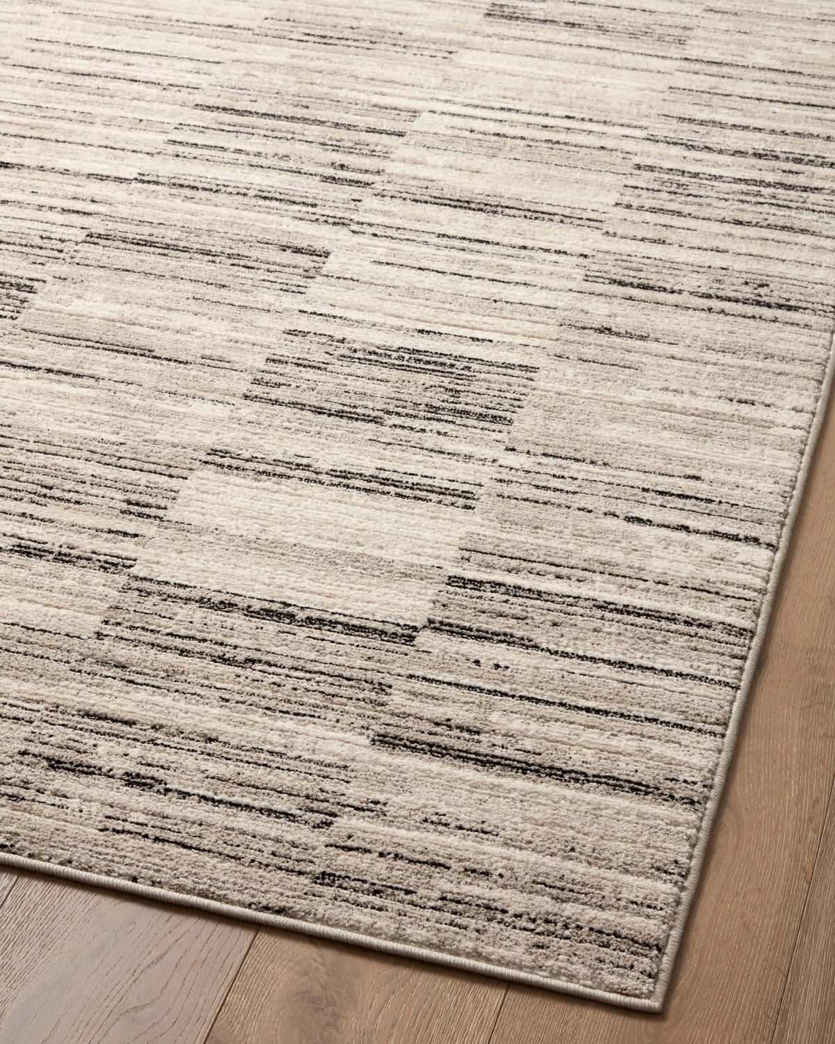 Darby DAR-01 Charcoal / Sand Area Rug by Loloi