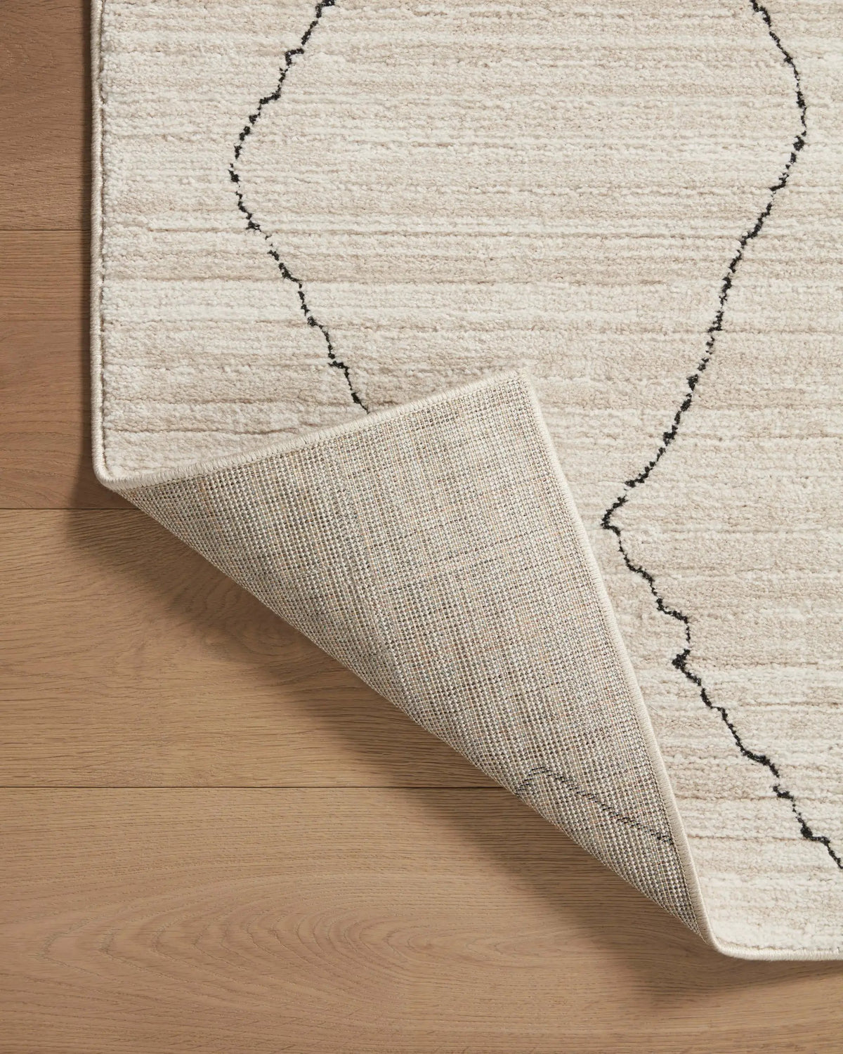 Darby DAR-03 Sand / Charcoal Area Rug by Loloi
