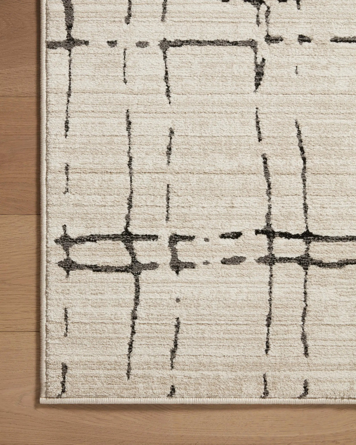 Darby DAR-06 Sand / Dk. Grey Area Rug by Loloi