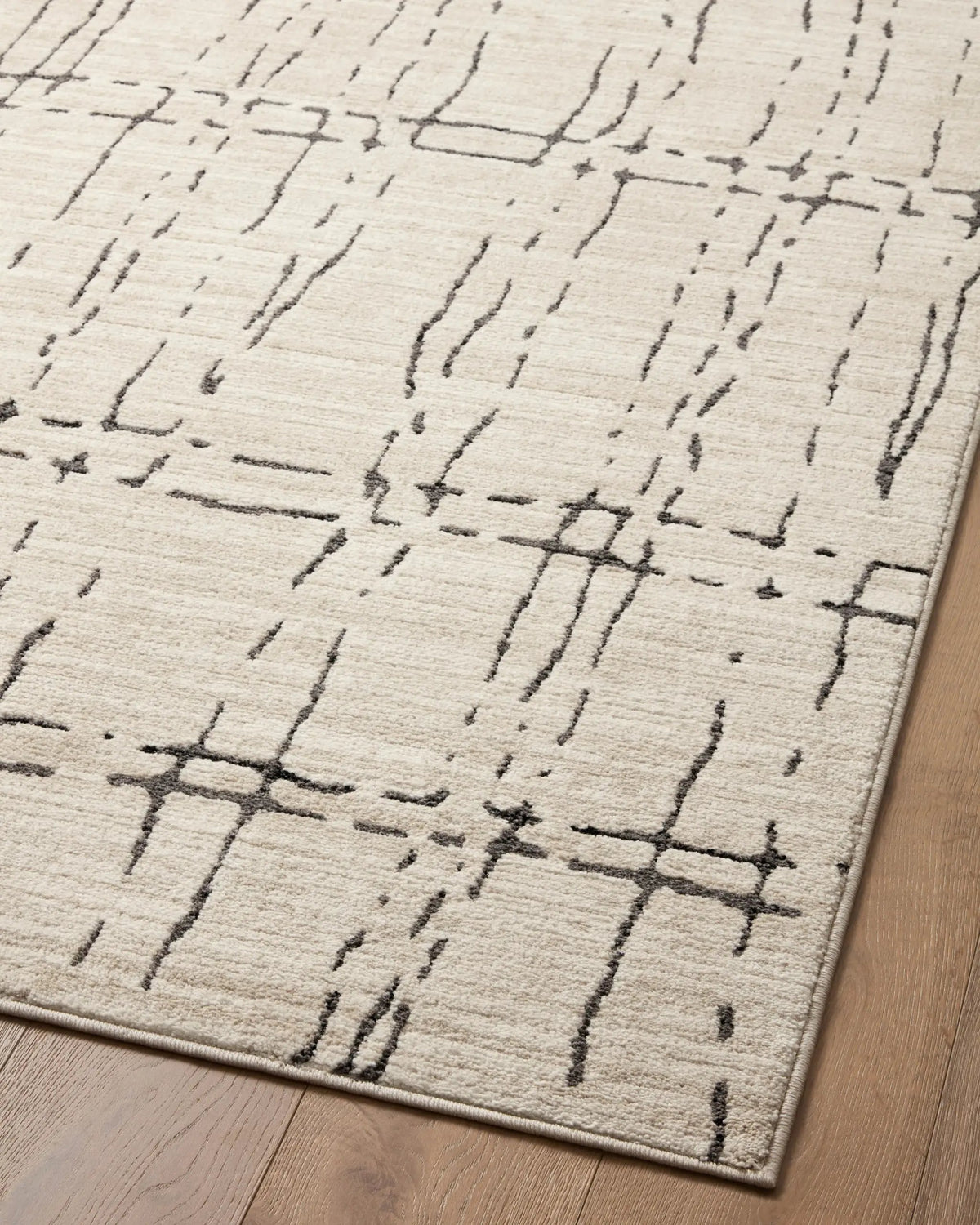 Darby DAR-06 Sand / Dk. Grey Area Rug by Loloi