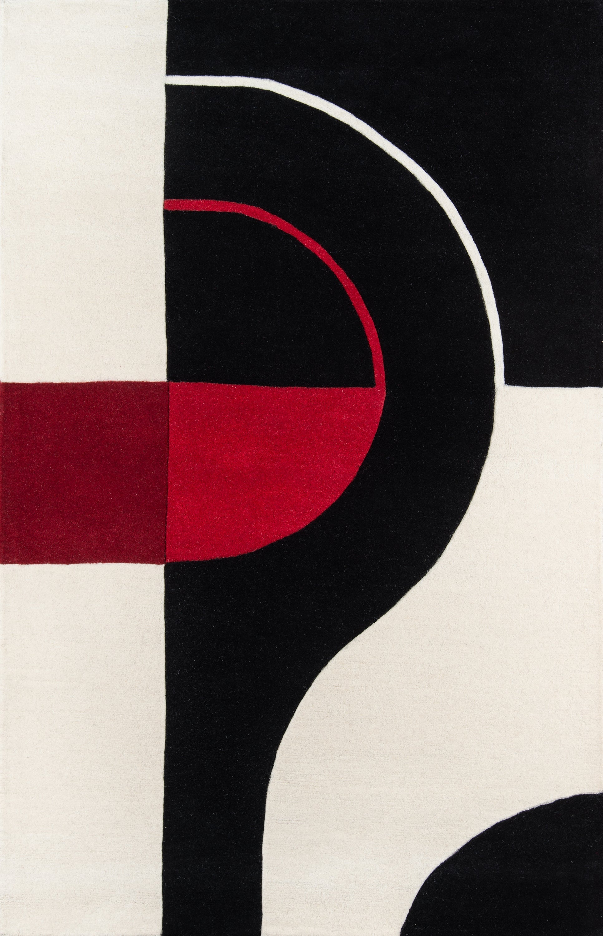 Momeni Delhi DL-22 Black Hand Tufted Area Rug
