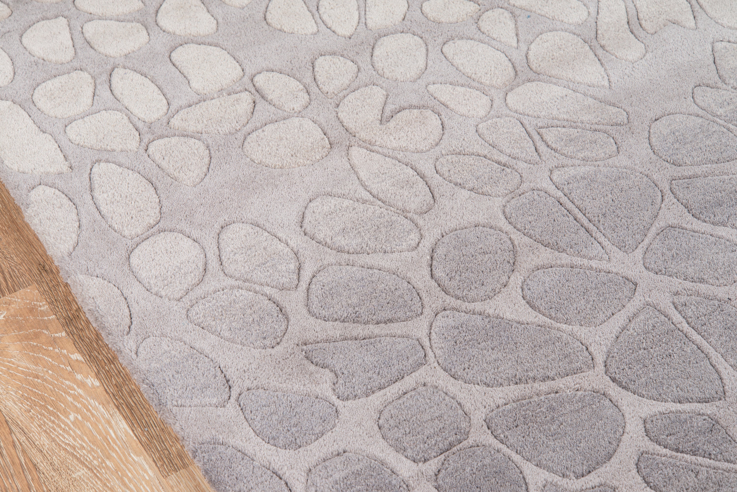 Momeni Delhi DL-33 Silver Hand Tufted Area Rug