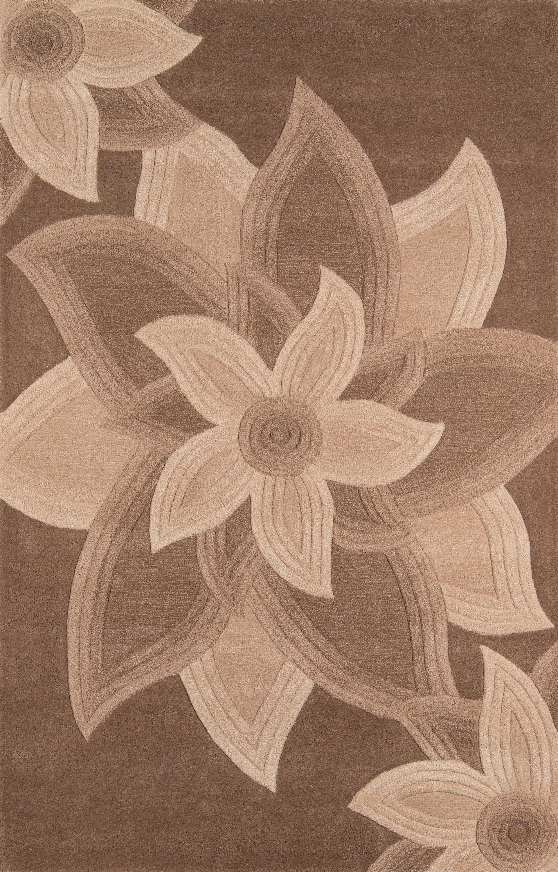 Momeni Delhi DL-40 Mocha Hand Tufted Area Rug