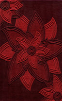 Momeni Delhi DL-40 Red Hand Tufted Area Rug