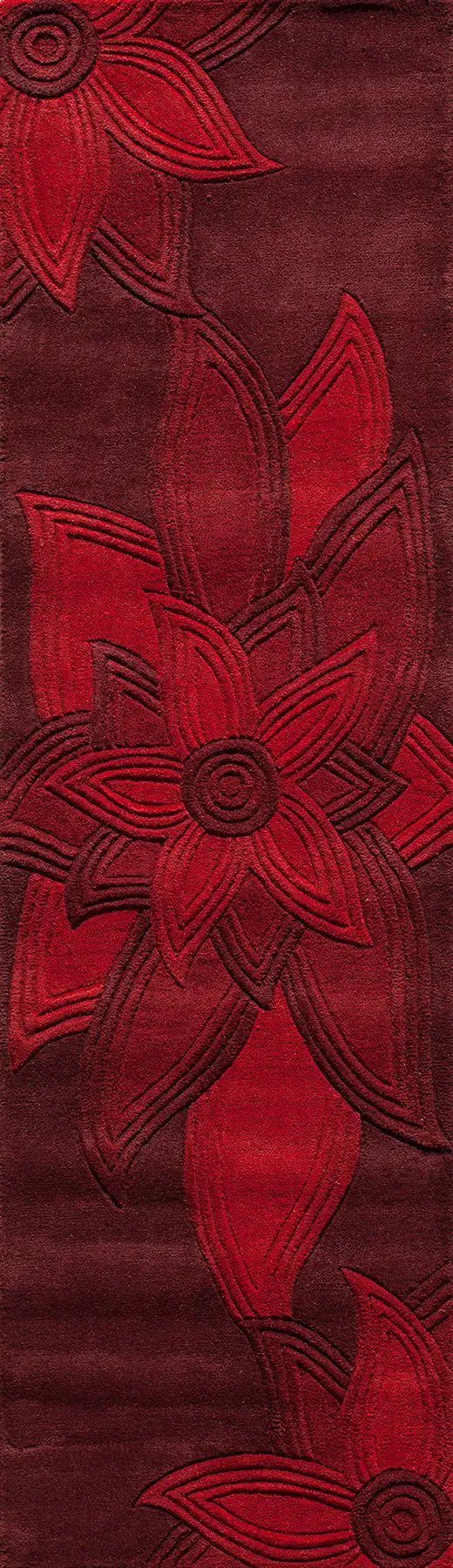 Delhi DL-40 Red Area Rug by Momeni