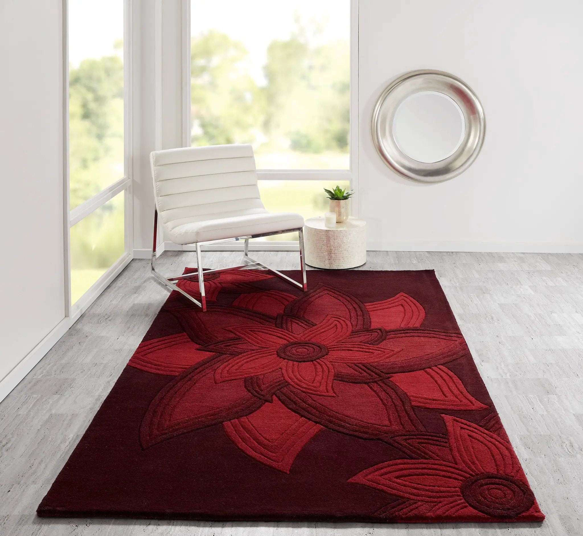 Delhi DL-40 Red Area Rug by Momeni