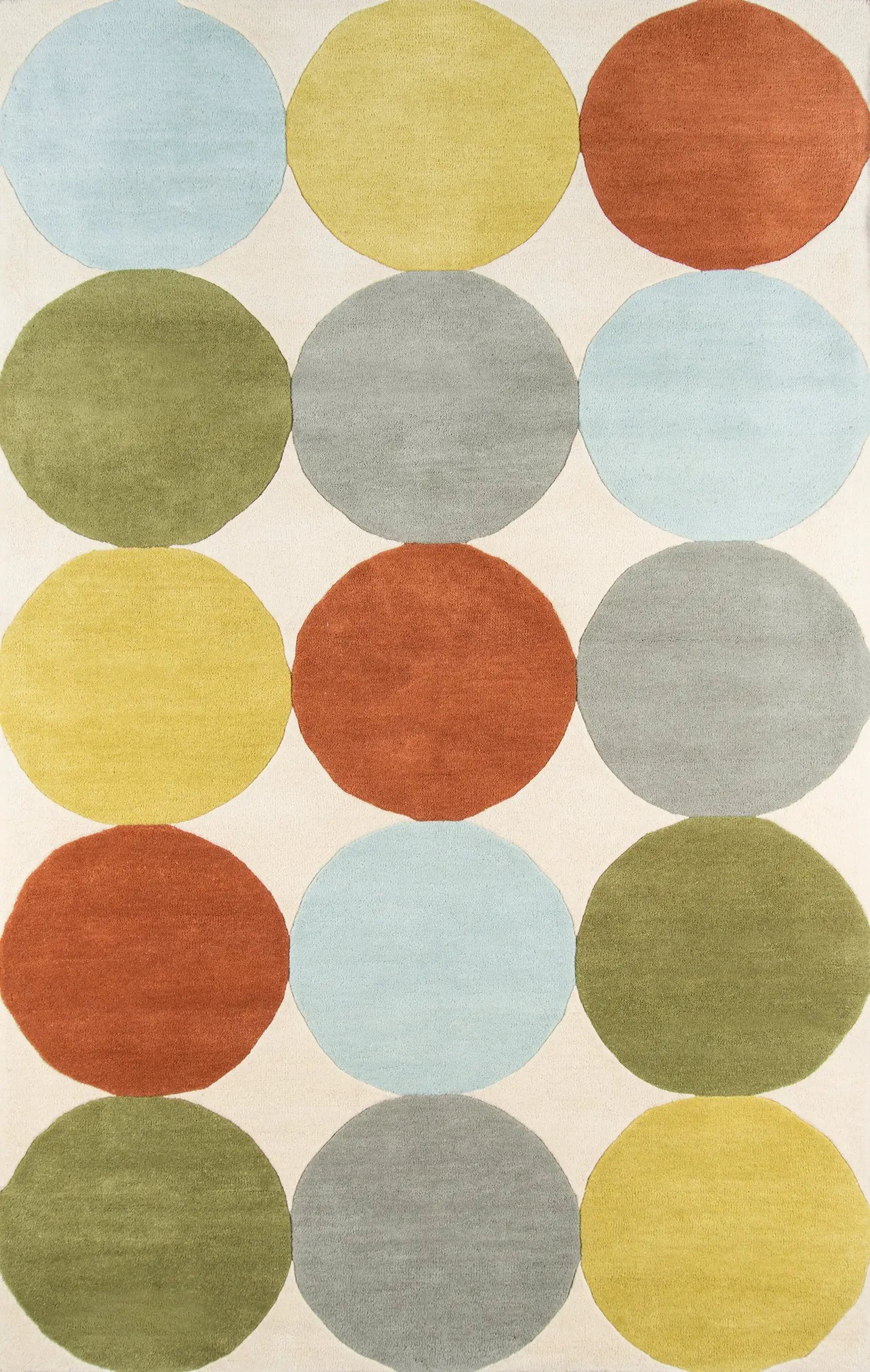 Delmar DEL-1 (Agatha Dots) Multicolor Area Rug by Novogratz by Momeni