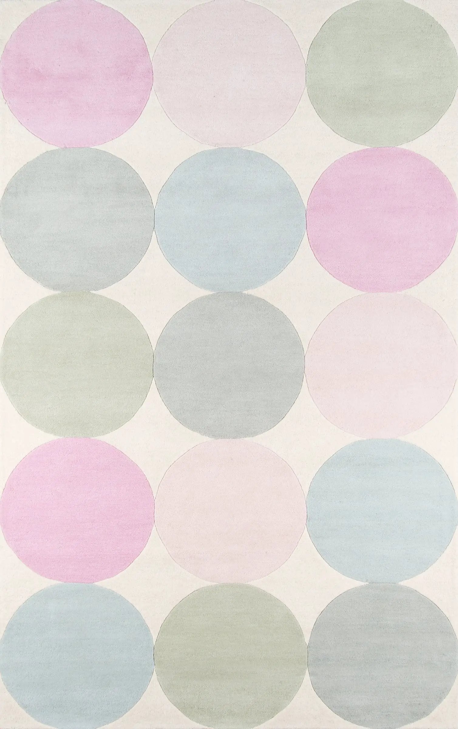 Delmar DEL-1 (Agatha Dots) Pastel Area Rug by Novogratz by Momeni