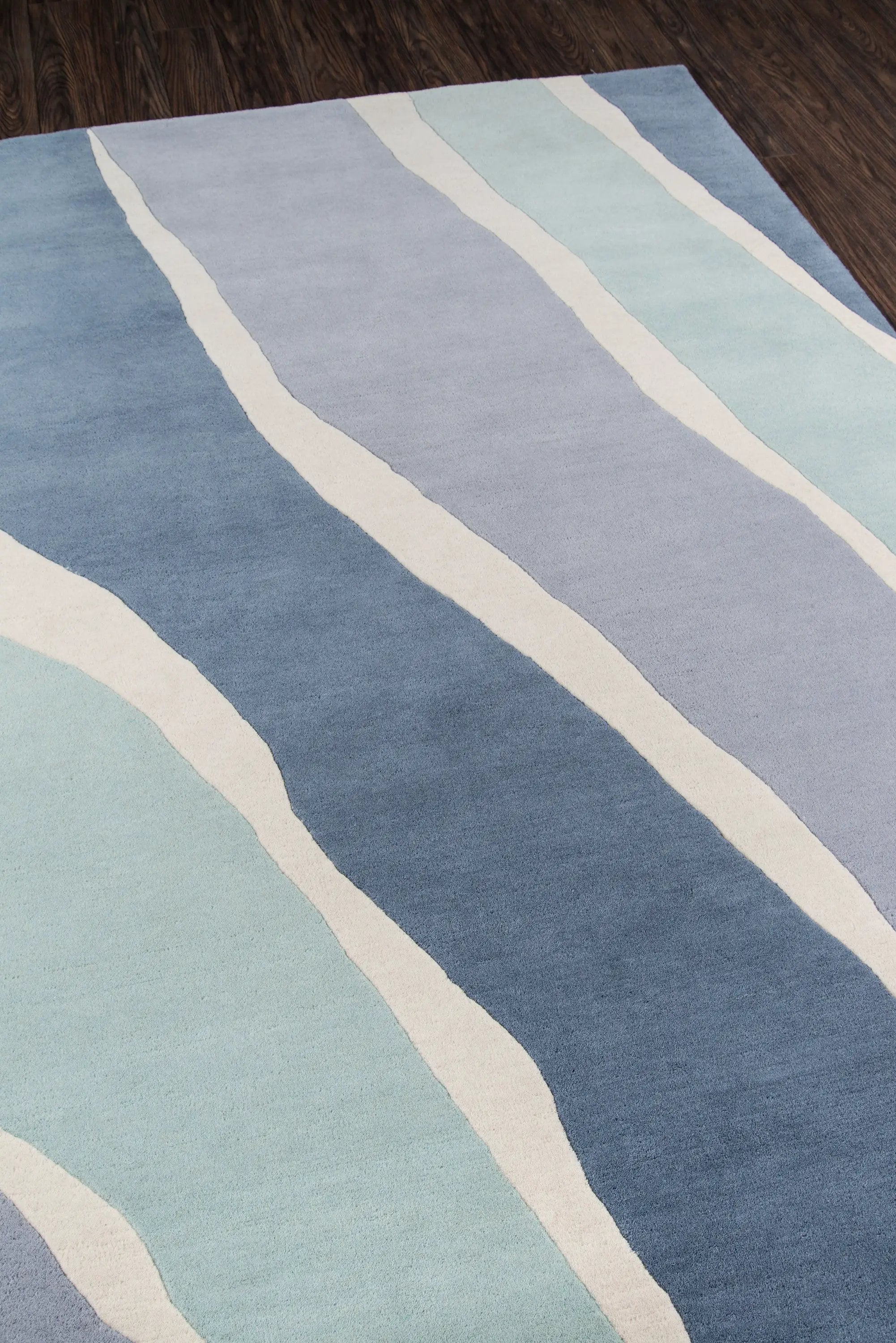 Delmar DEL-4 (Sorbet) Blue Area Rug by Novogratz by Momeni