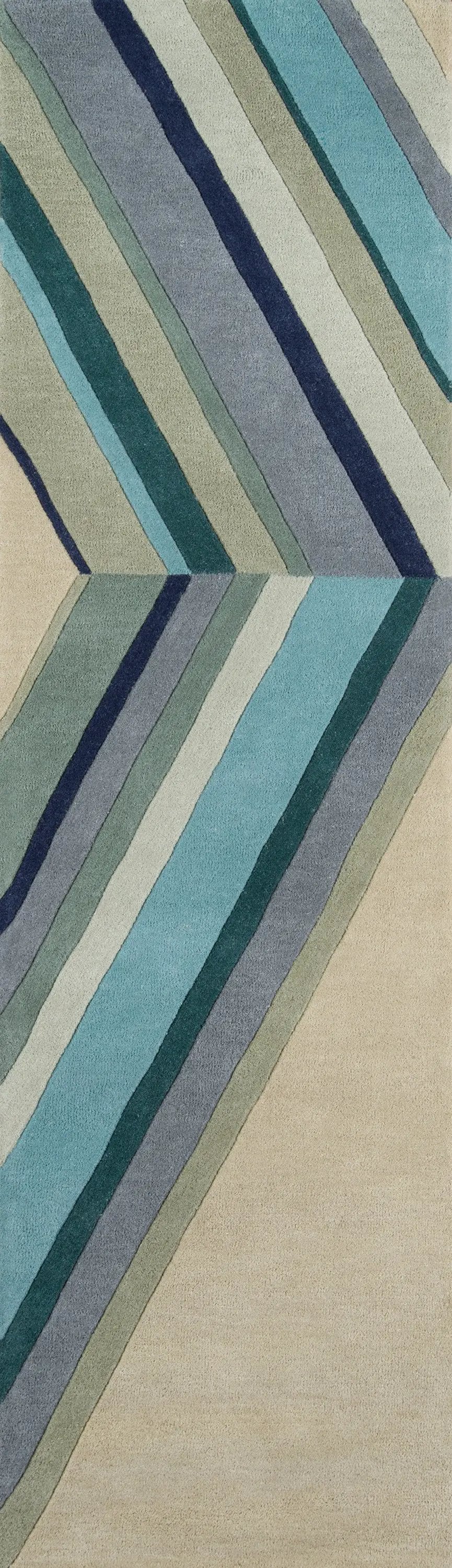 Delmar DEL-5 (Ultralight) Blue Area Rug by Novogratz by Momeni