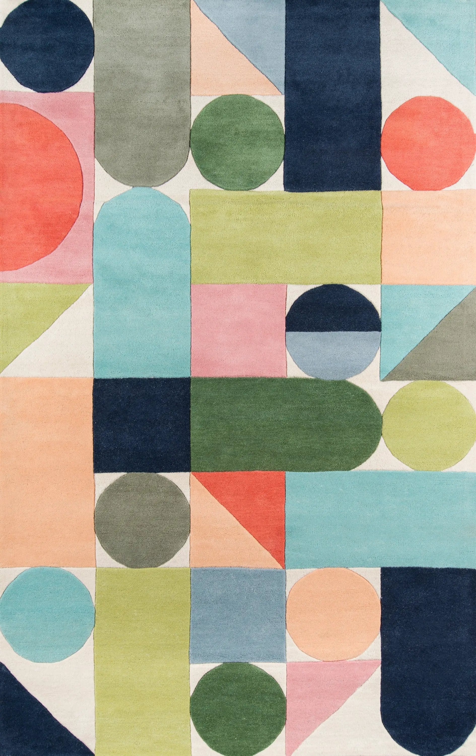 Delmar DEL-8 (Wright) Multicolor Area Rug by Novogratz by Momeni