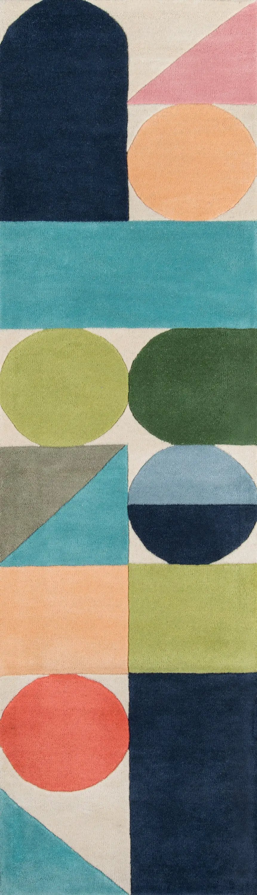 Delmar DEL-8 (Wright) Multicolor Area Rug by Novogratz by Momeni