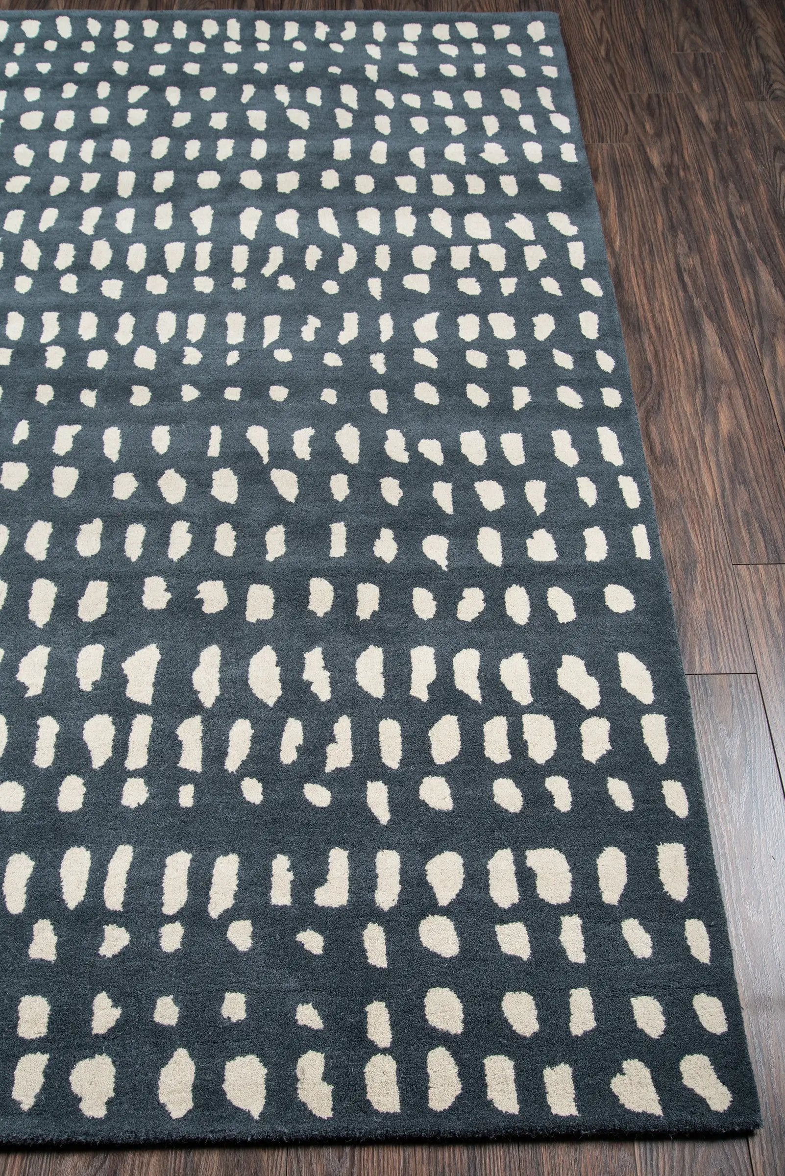 Delmar DEL-11 (Boho Dots) Blue Area Rug by Novogratz by Momeni