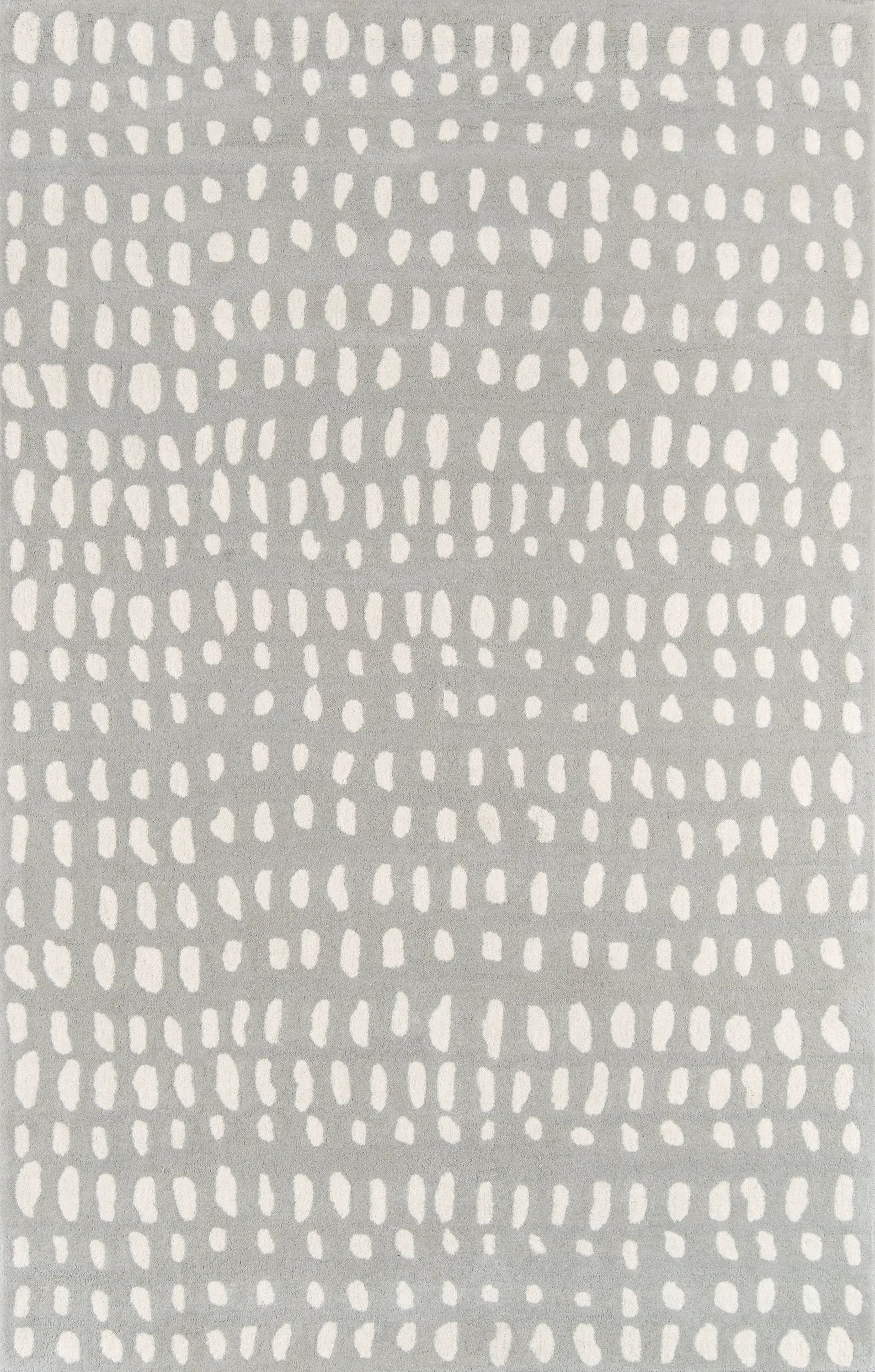Delmar DEL-11 (Boho Dots) Gray Area Rug by Novogratz by Momeni