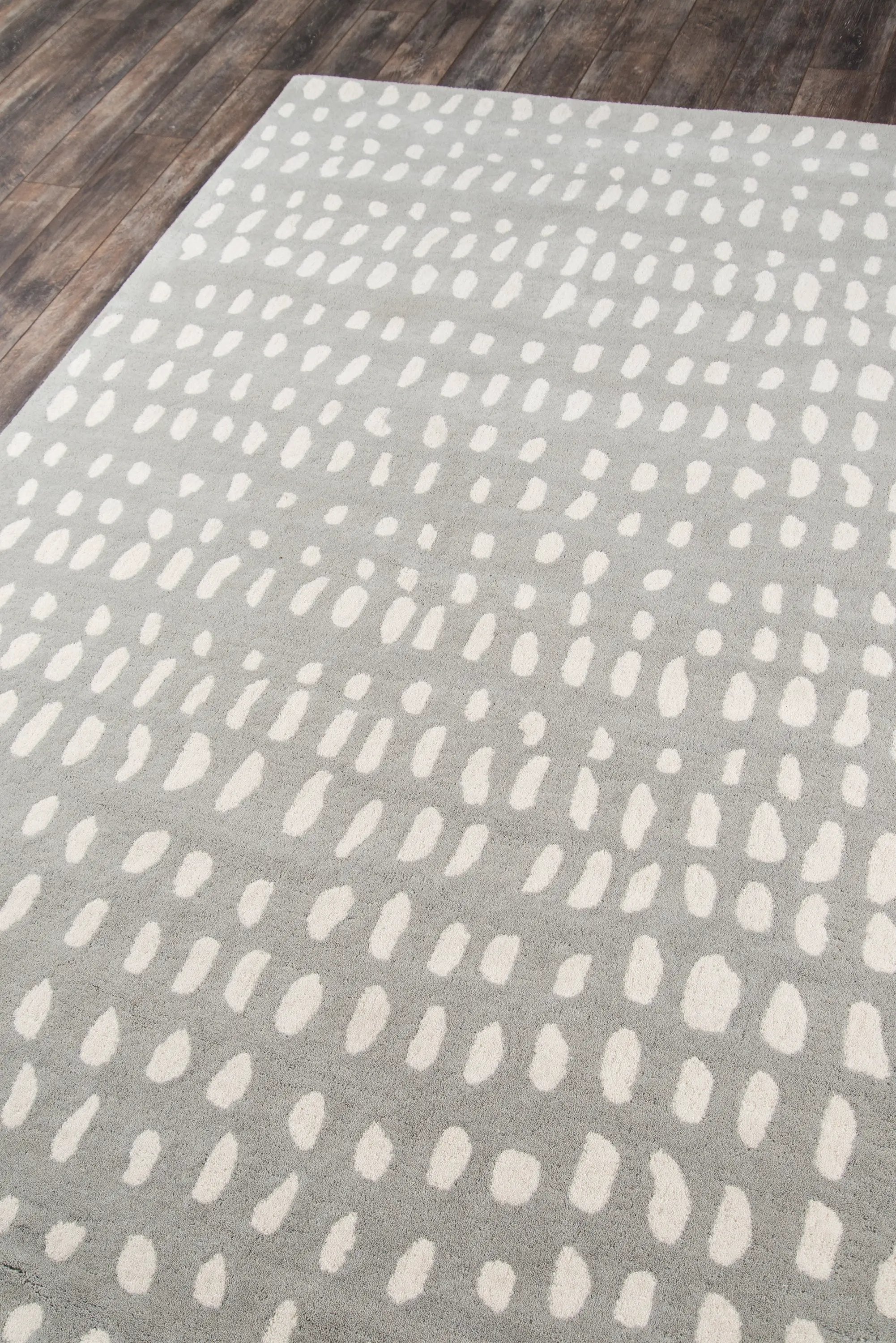 Delmar DEL-11 (Boho Dots) Gray Area Rug by Novogratz by Momeni