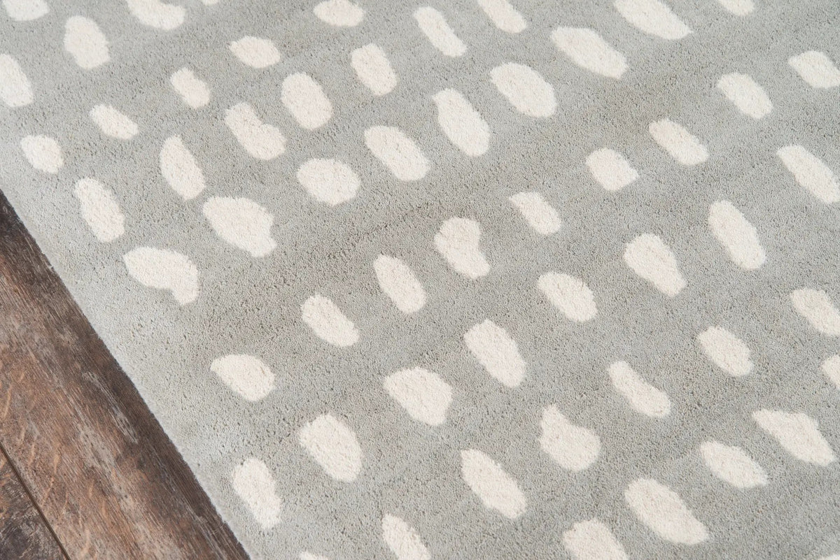 Delmar DEL-11 (Boho Dots) Gray Area Rug by Novogratz by Momeni