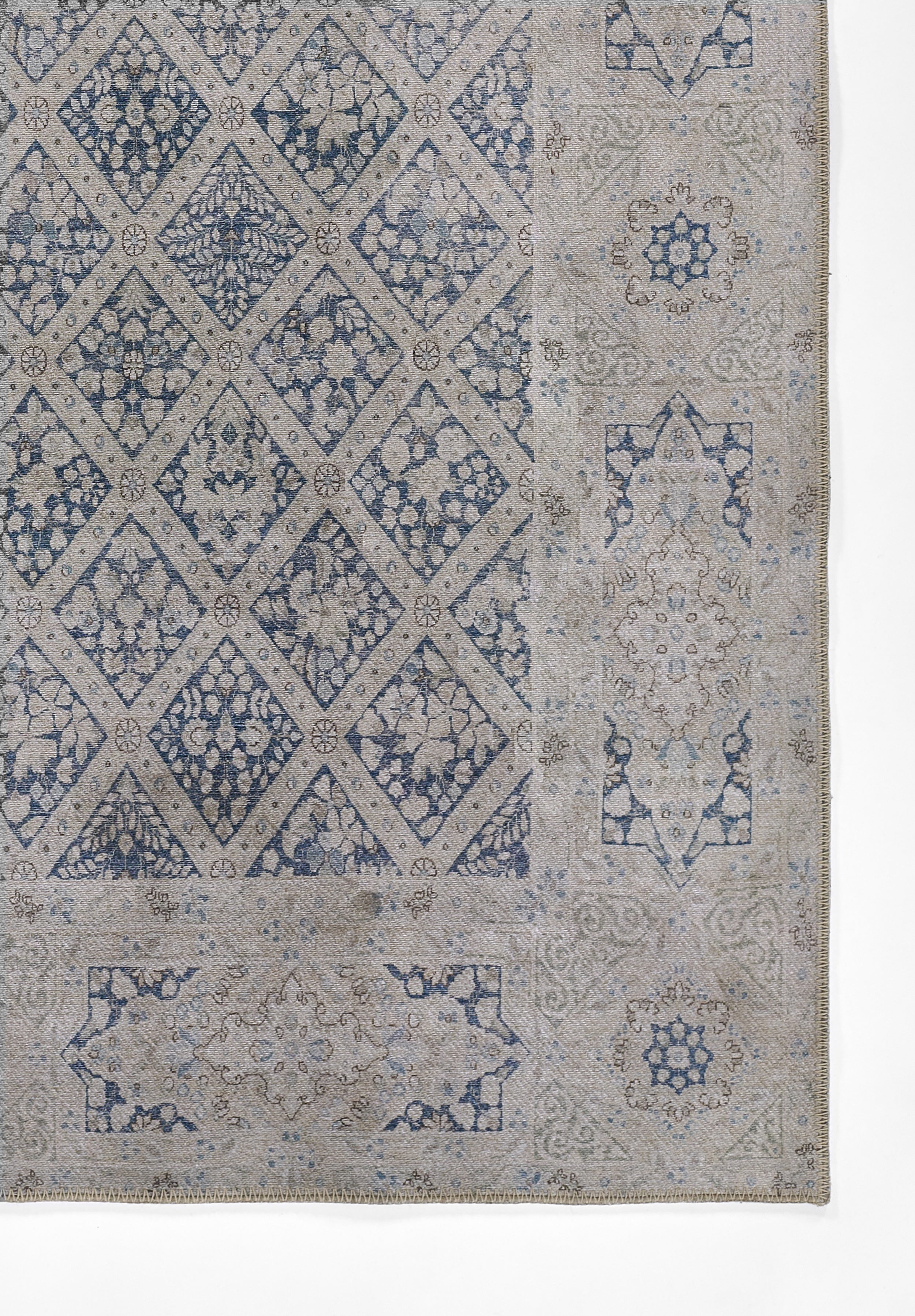 Erin Gates Dorset DOR-3 Blue Area Rug by Momeni