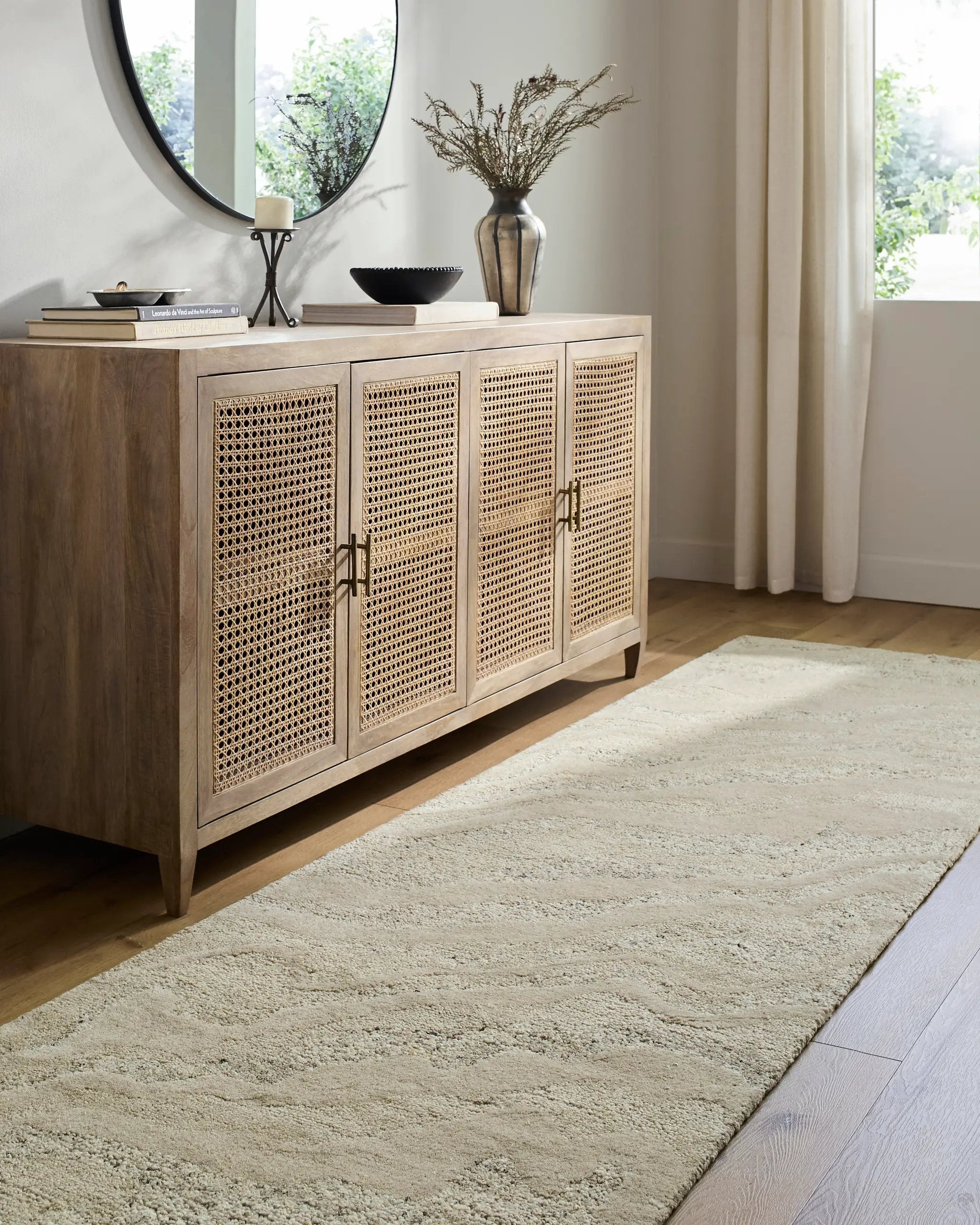 Divine DVN-2303 Ivory Area Rug by LIVABLISS