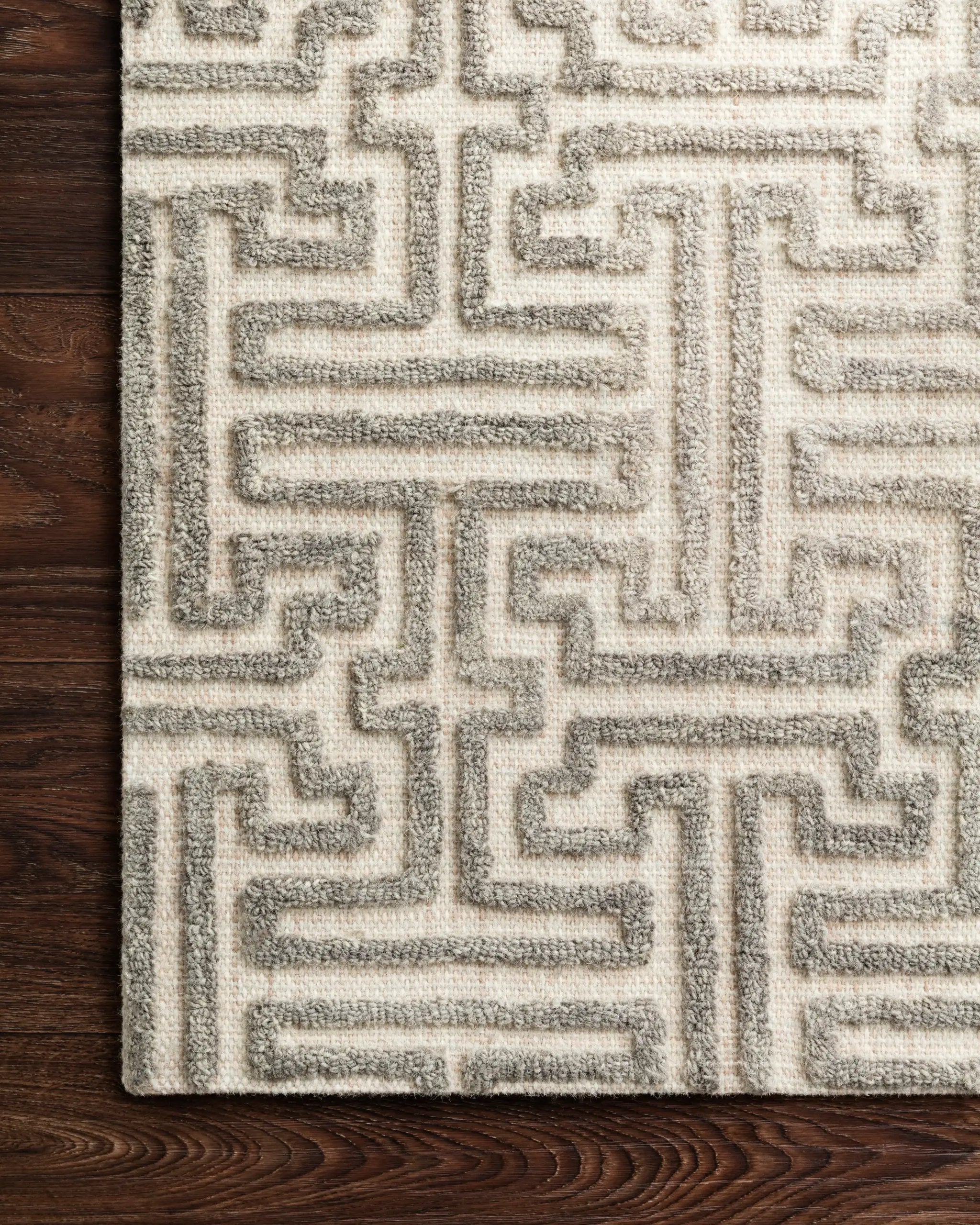 Ehren EHR-03 Stone / Sand Area Rug by Loloi