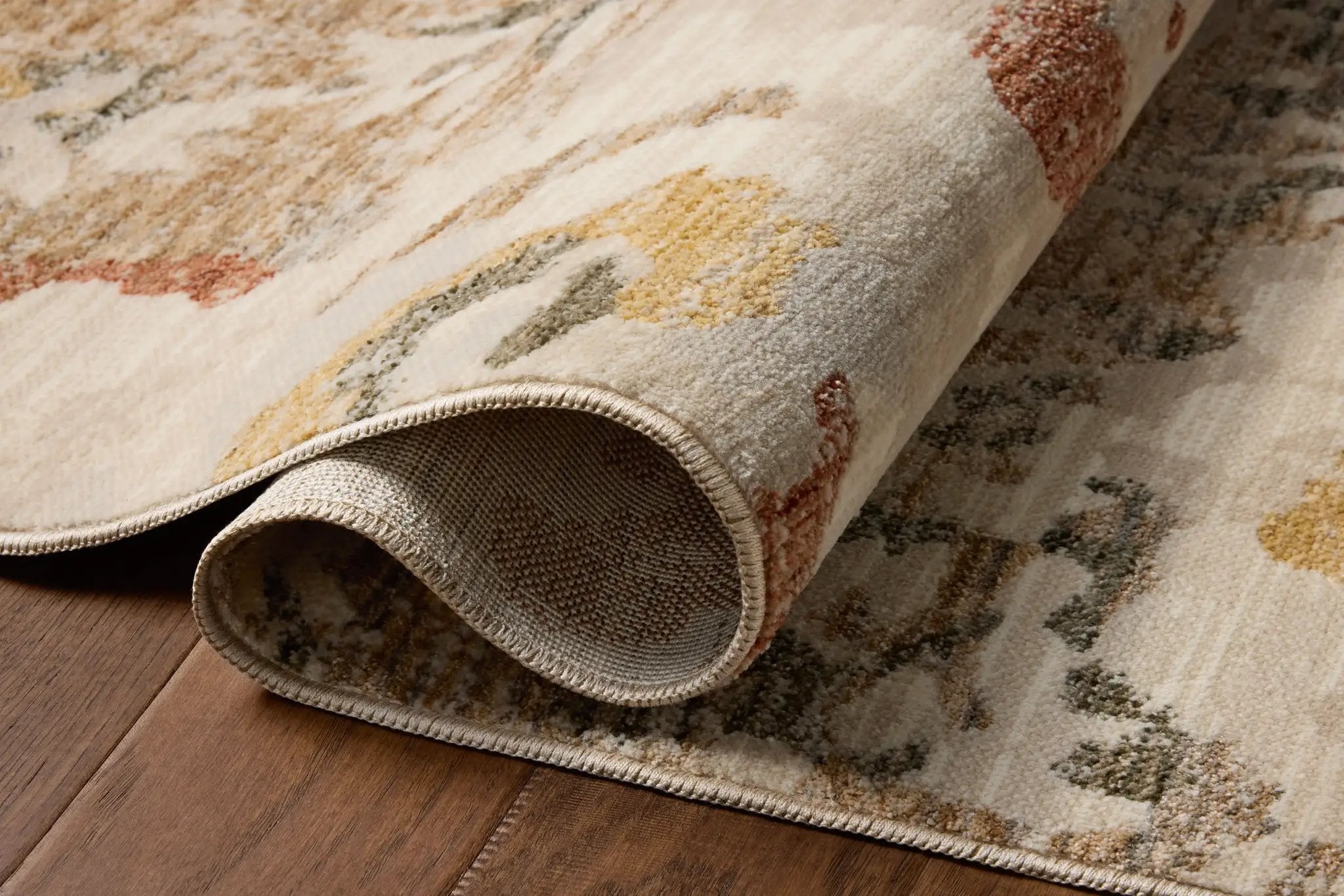 Eileen ELE-02 Mist / Sunset Area Rug by Loloi