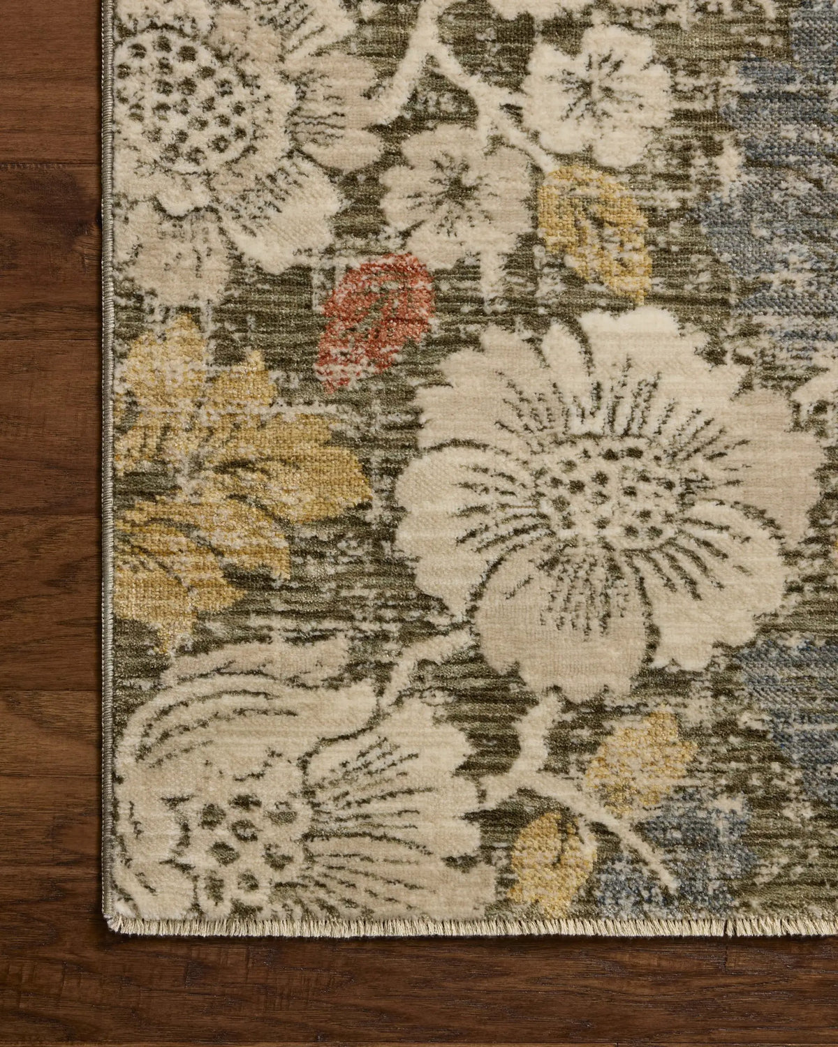 Eileen ELE-03 Olive / Multi Area Rug by Loloi