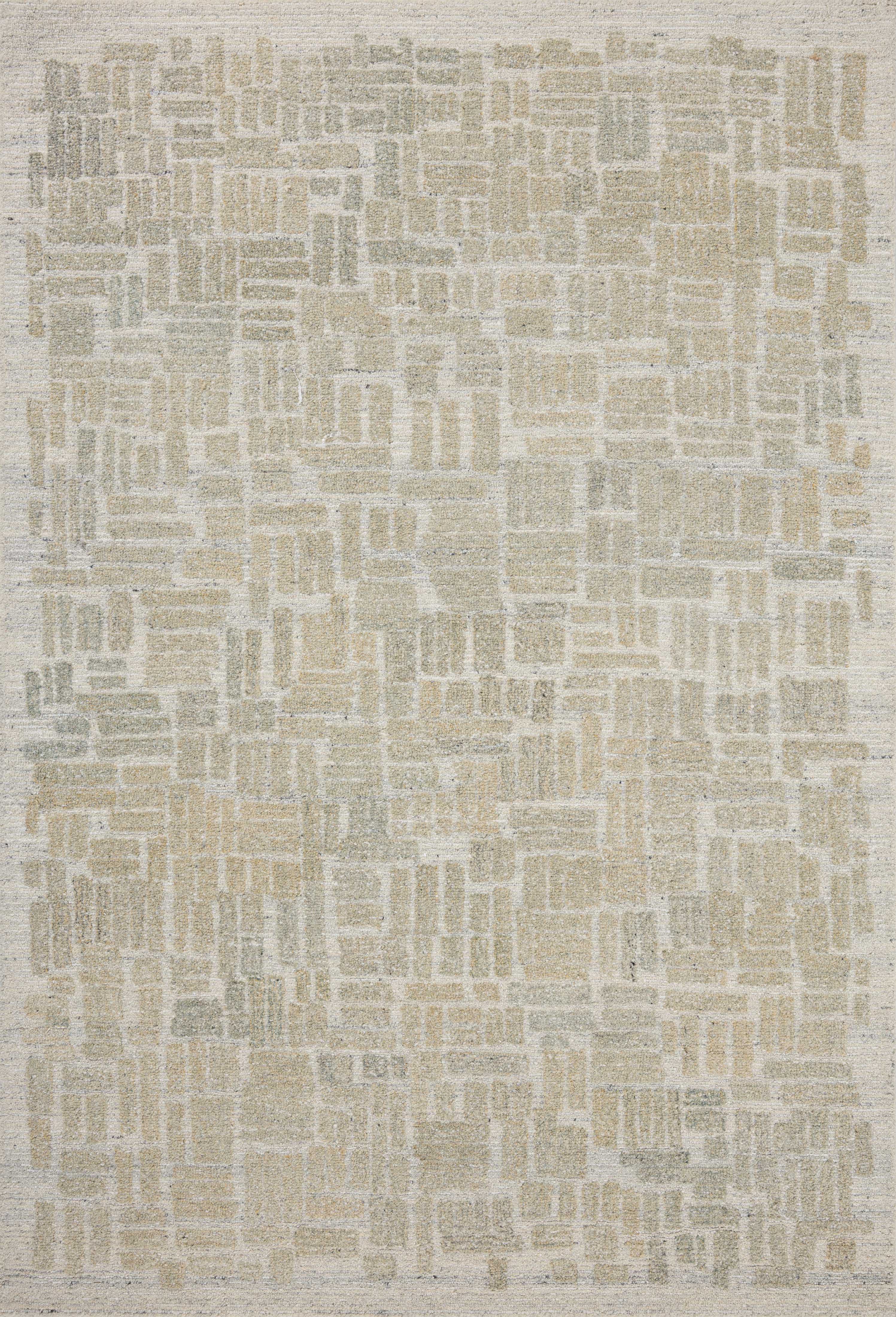 The Elias ELA-01 Pebble / Sage Area Rug delivers subtle pebble and calming sage beauty and graphic and high-low textured elegance in a hand-tufted wool area rug
