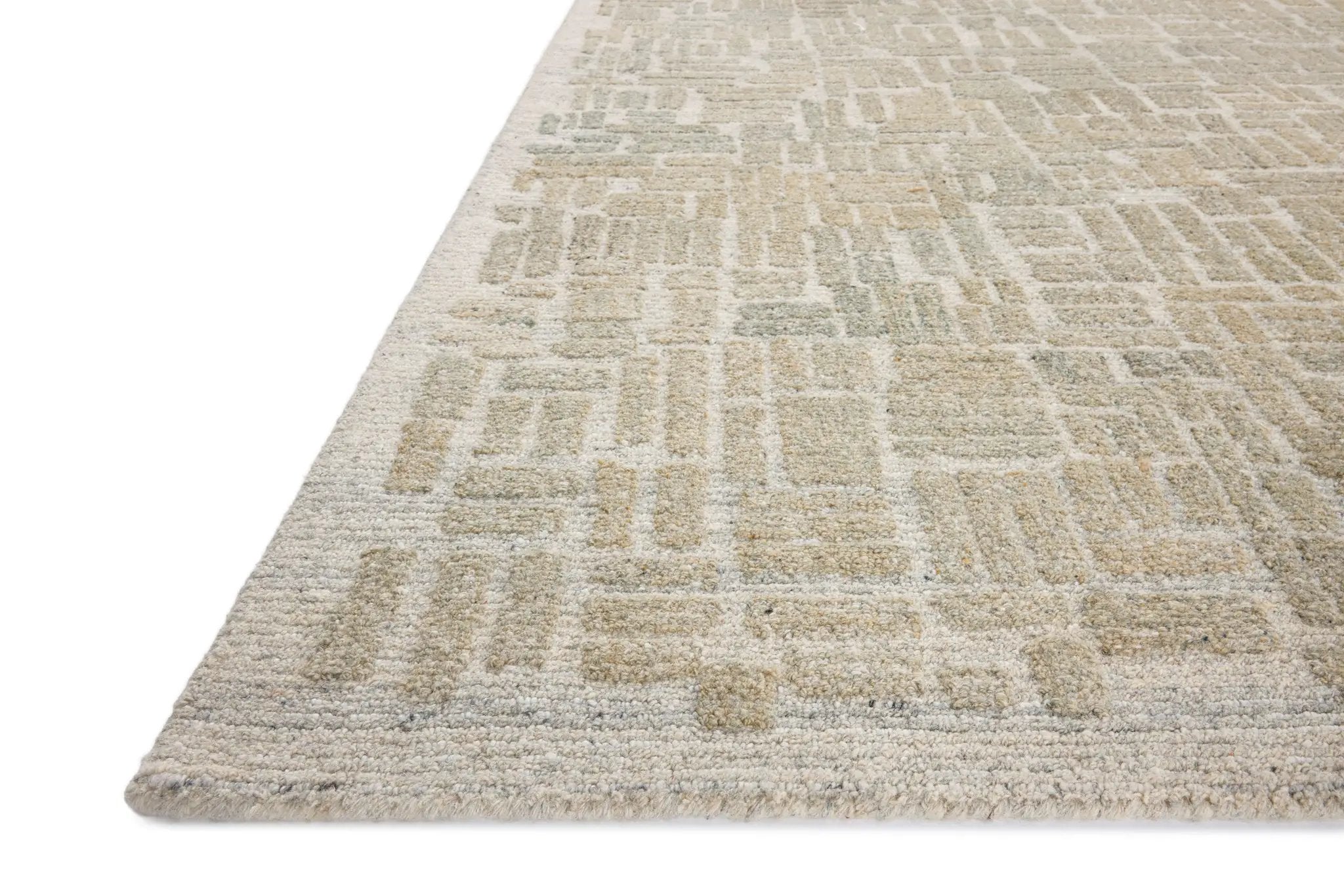 Elias ELA-01 Pebble / Sage Area Rug by Loloi