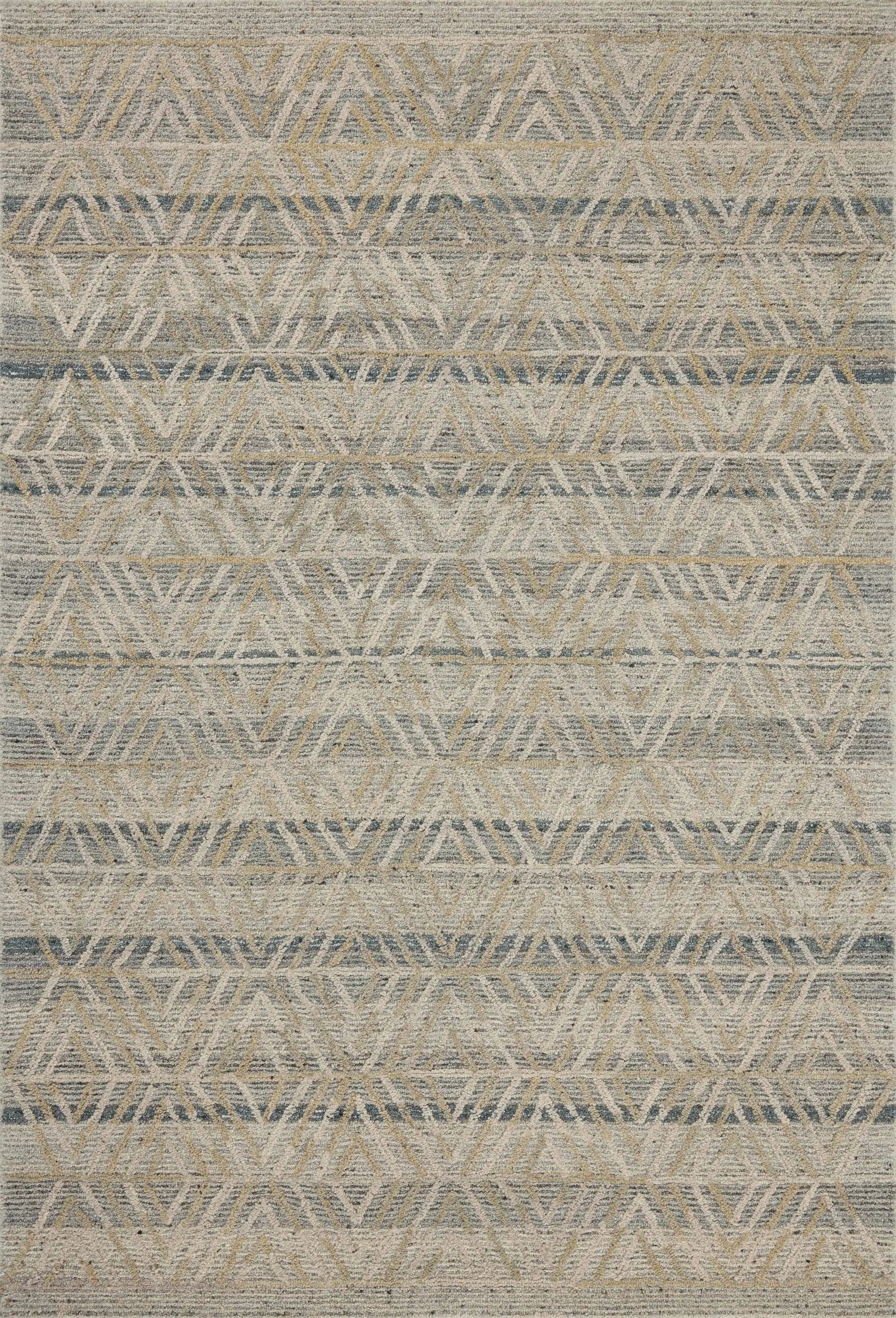 Elias ELA-04 Fog / Natural Area Rug by Loloi