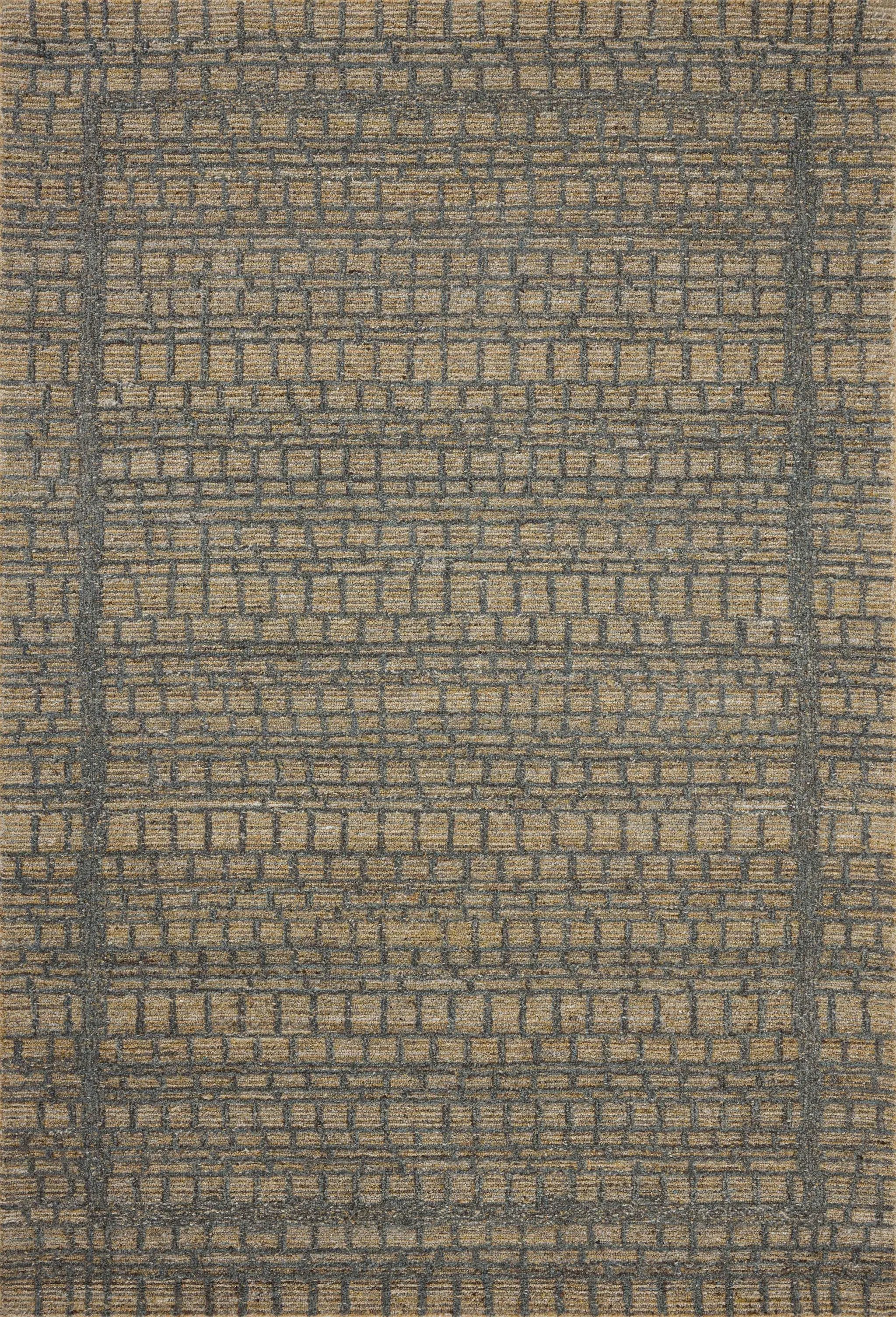 Elias ELA-05 Wheat / Charcoal Area Rug by Loloi