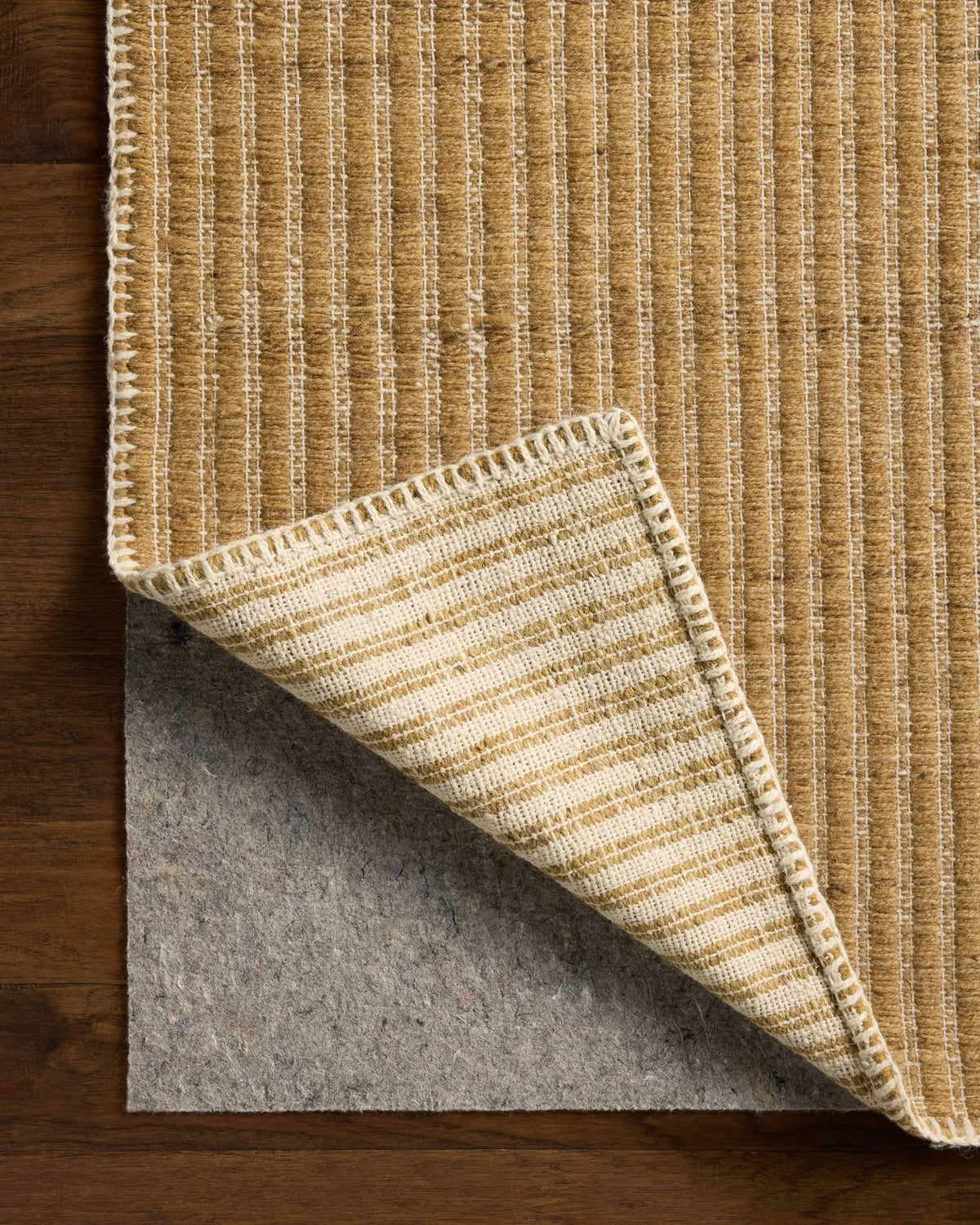 Elma ELM-01 Wheat Area Rug by Loloi