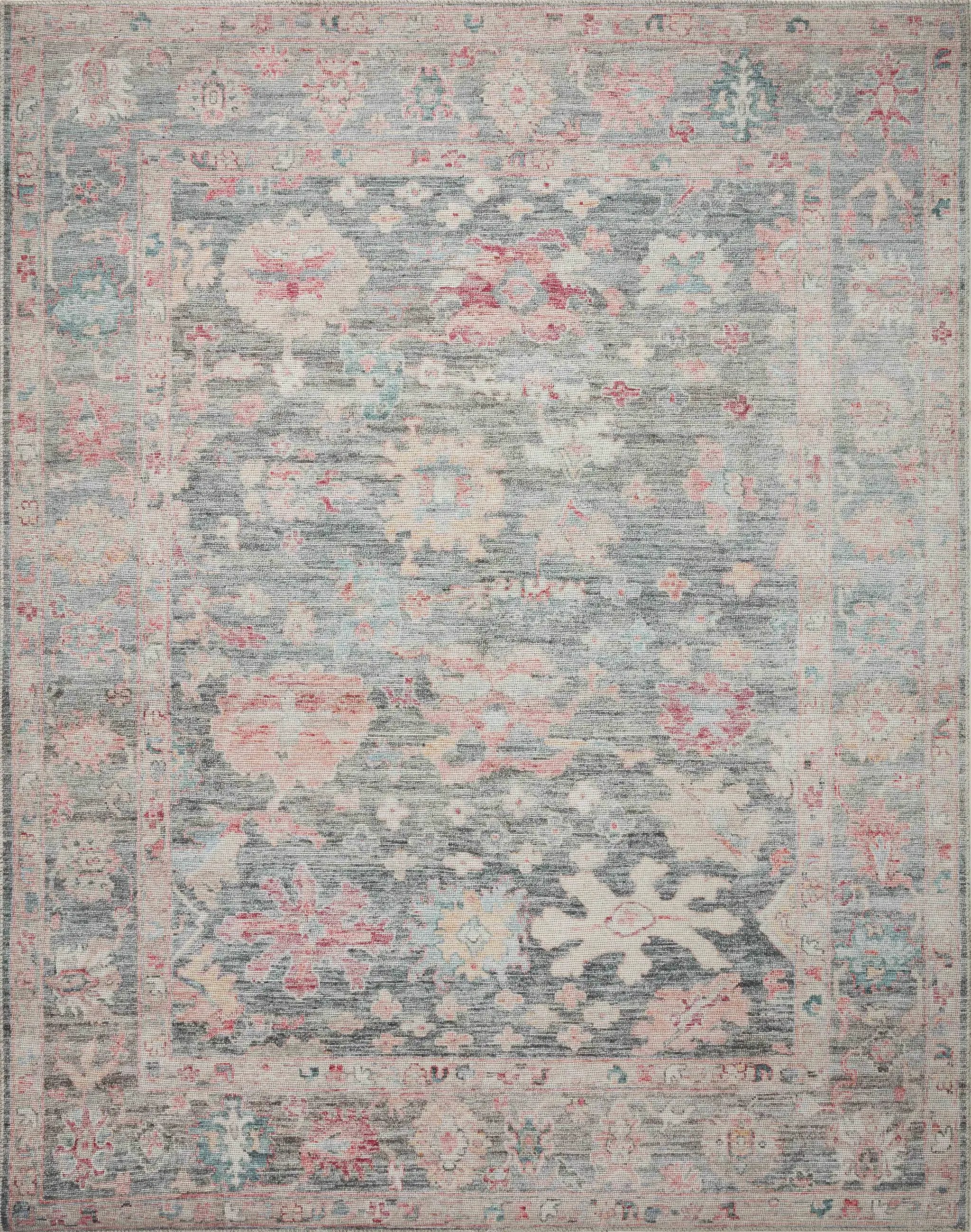 Elysium ELY-02 Graphite / Multi Area Rug by Loloi
