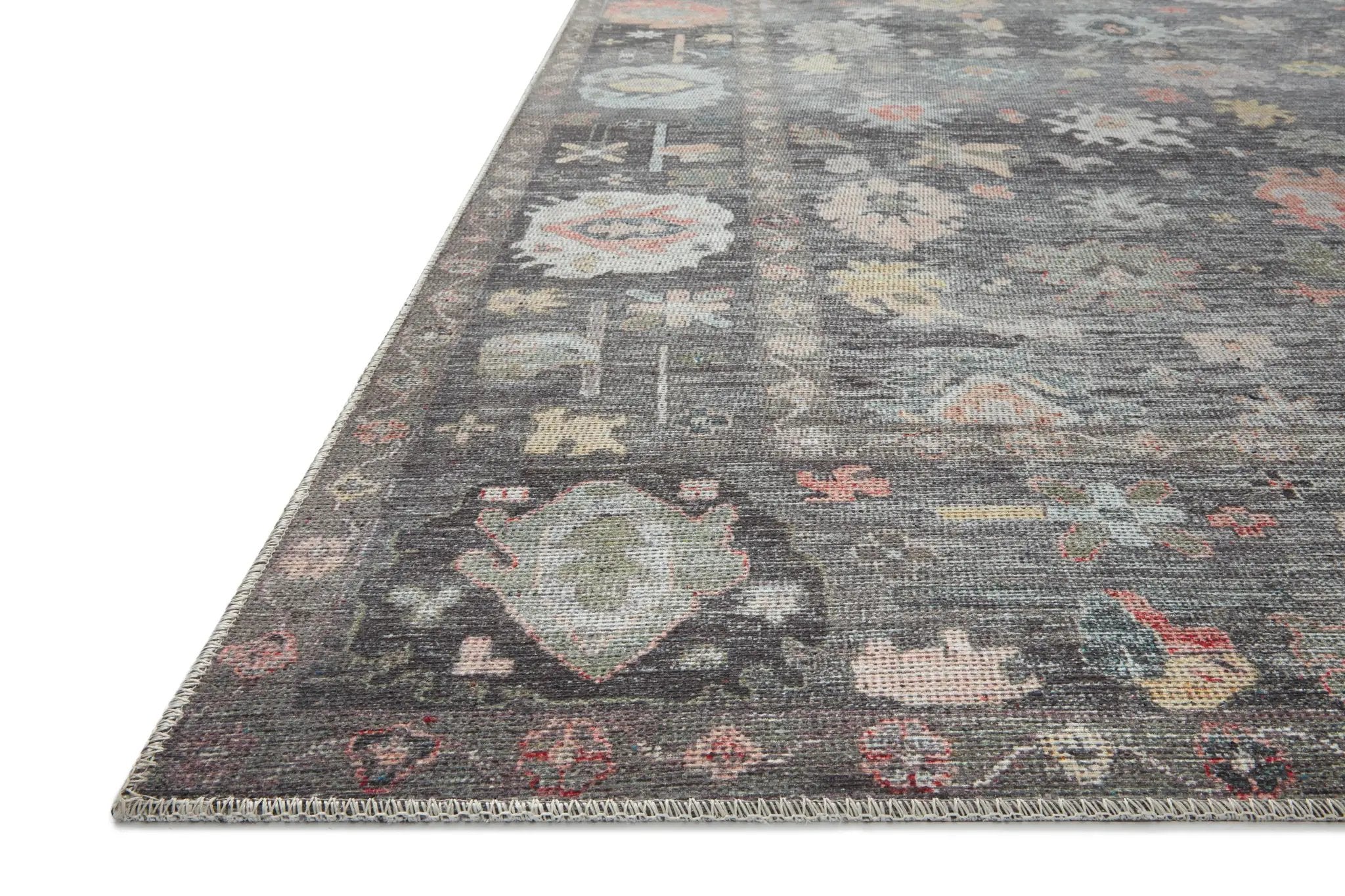 Elysium ELY-03 Charcoal / Multi Area Rug by Loloi
