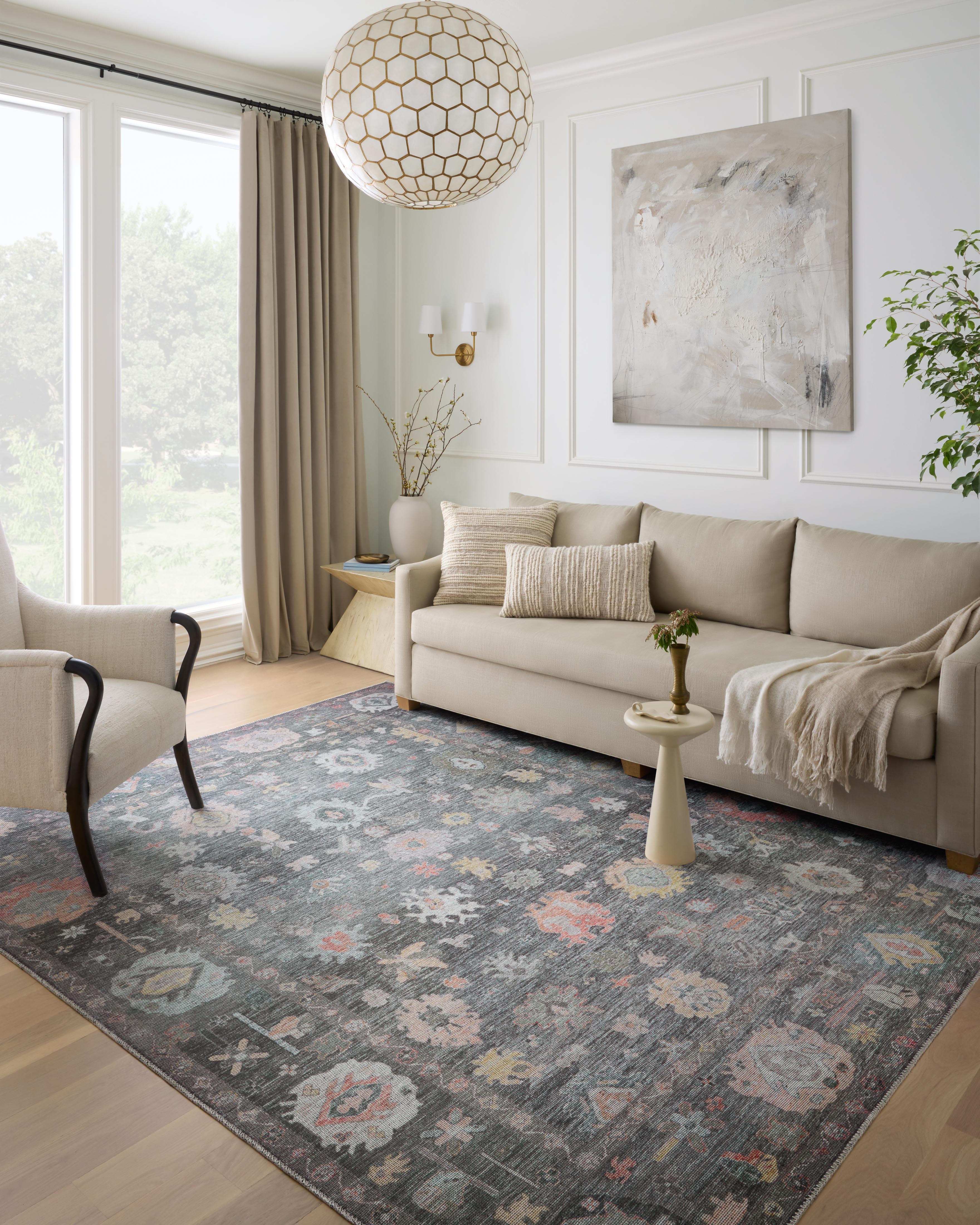 Loloi Elysium ELY-03 Charcoal / Multi Area Rug