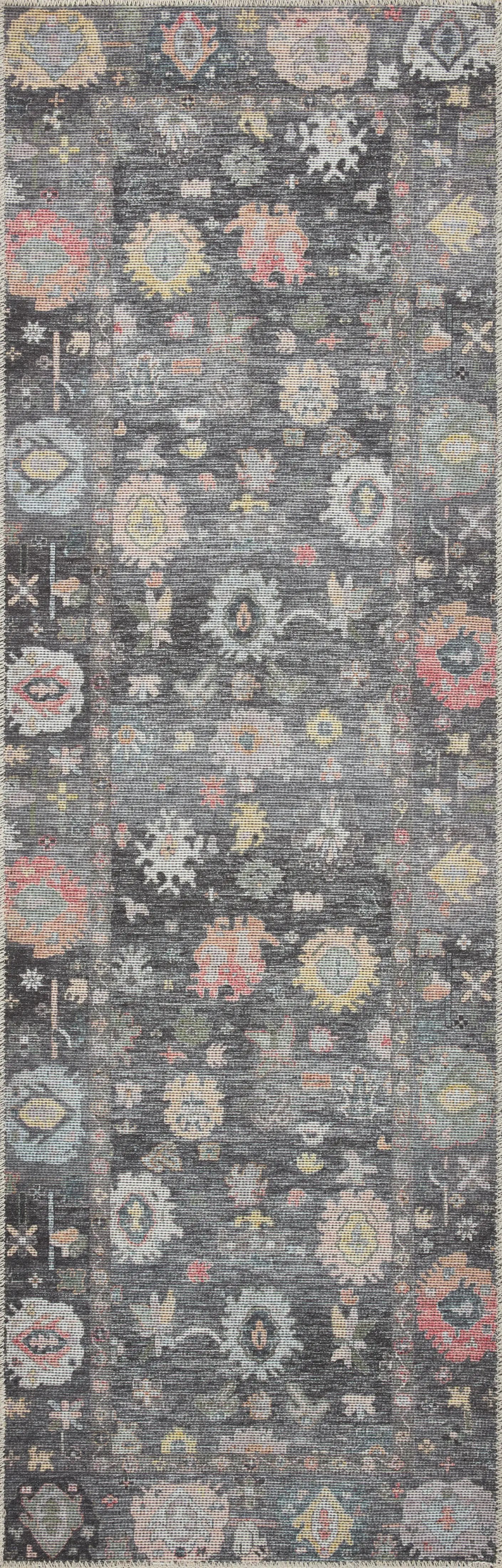 Elysium ELY-03 Charcoal / Multi Area Rug by Loloi