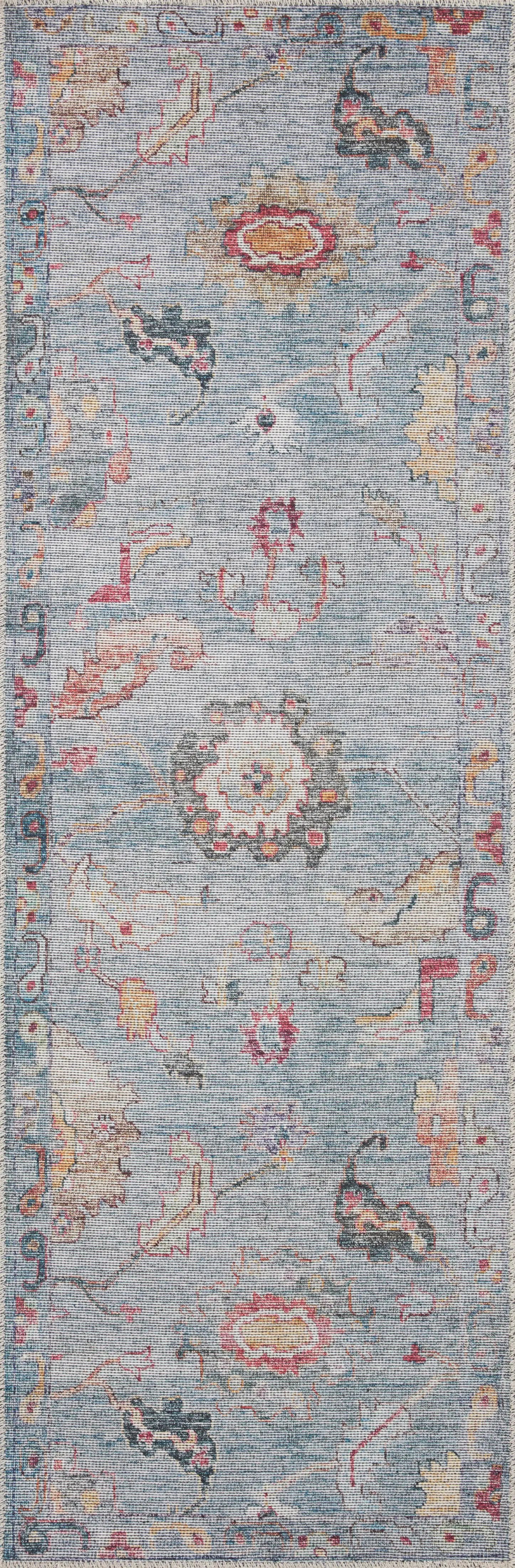 Elysium ELY-04 Denim / Multi Area Rug by Loloi