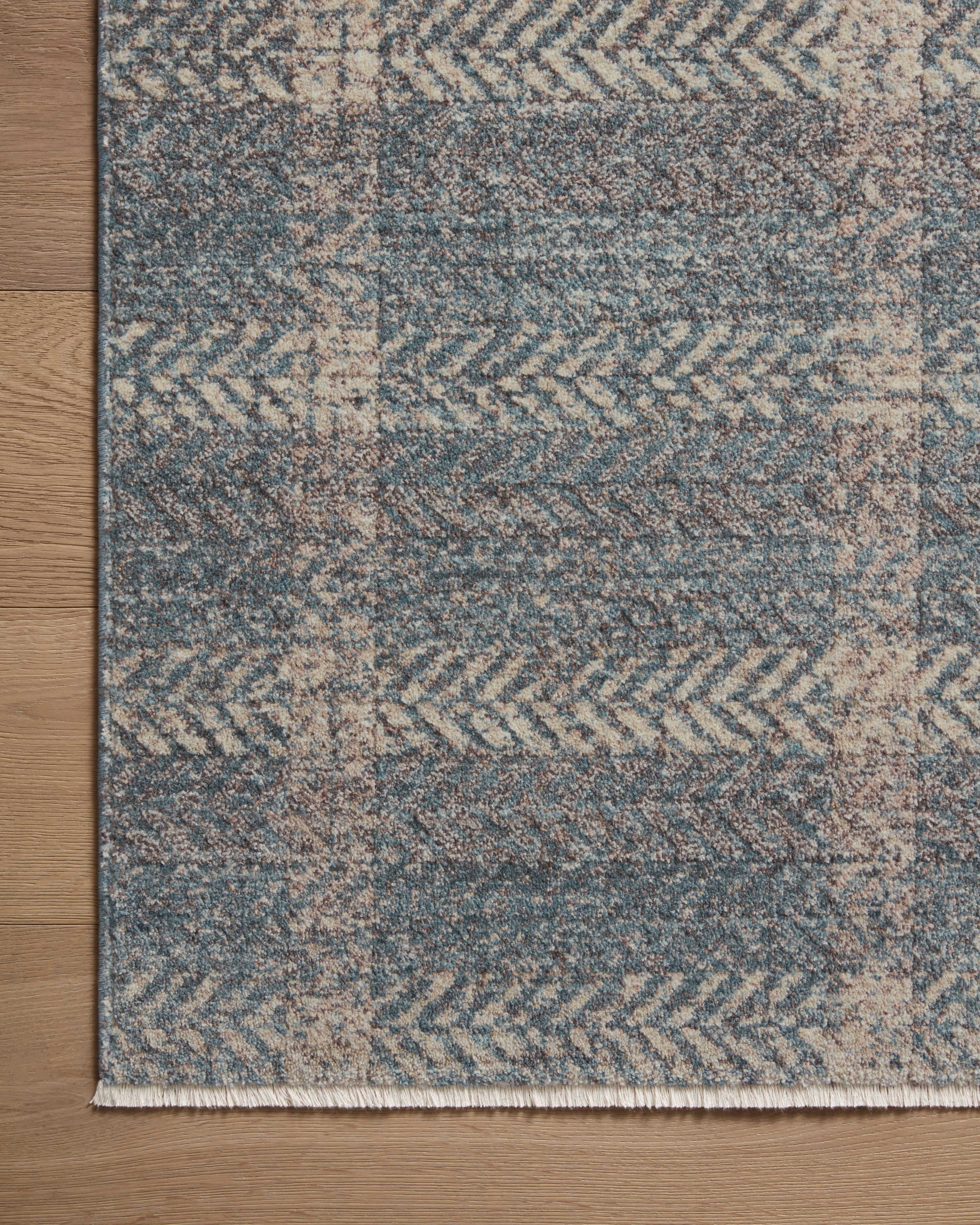 Angela Rose x Loloi Ember EMB-03 Blue / Beige Area Rug